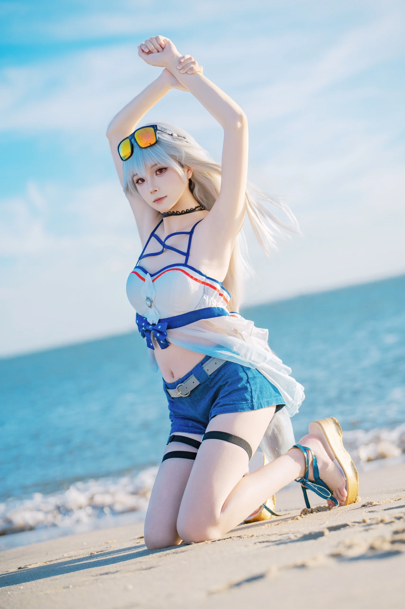 【斯卡蒂cos】夏日海滩的清凉时刻