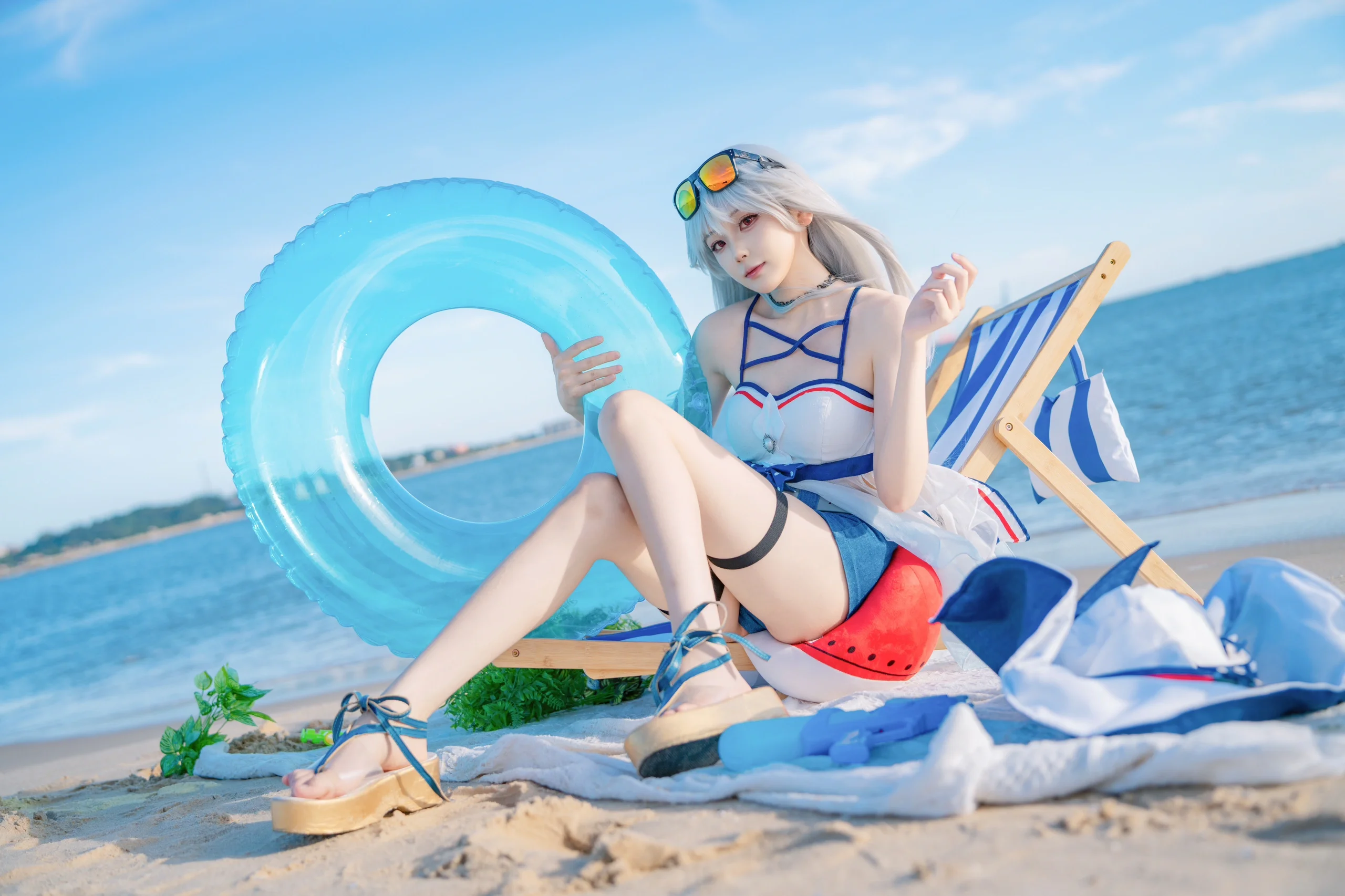 【斯卡蒂cos】夏日海滩的清凉时刻 - 第 2 张