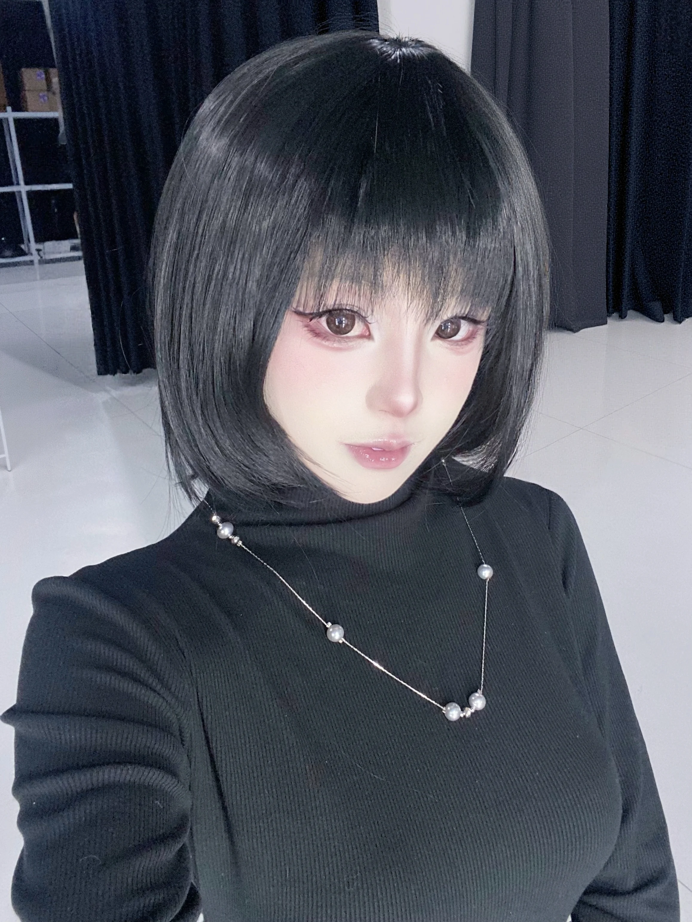 【久遠寺有珠cos】魔法使之夜的經典黑色系日常感 - 第 1 張