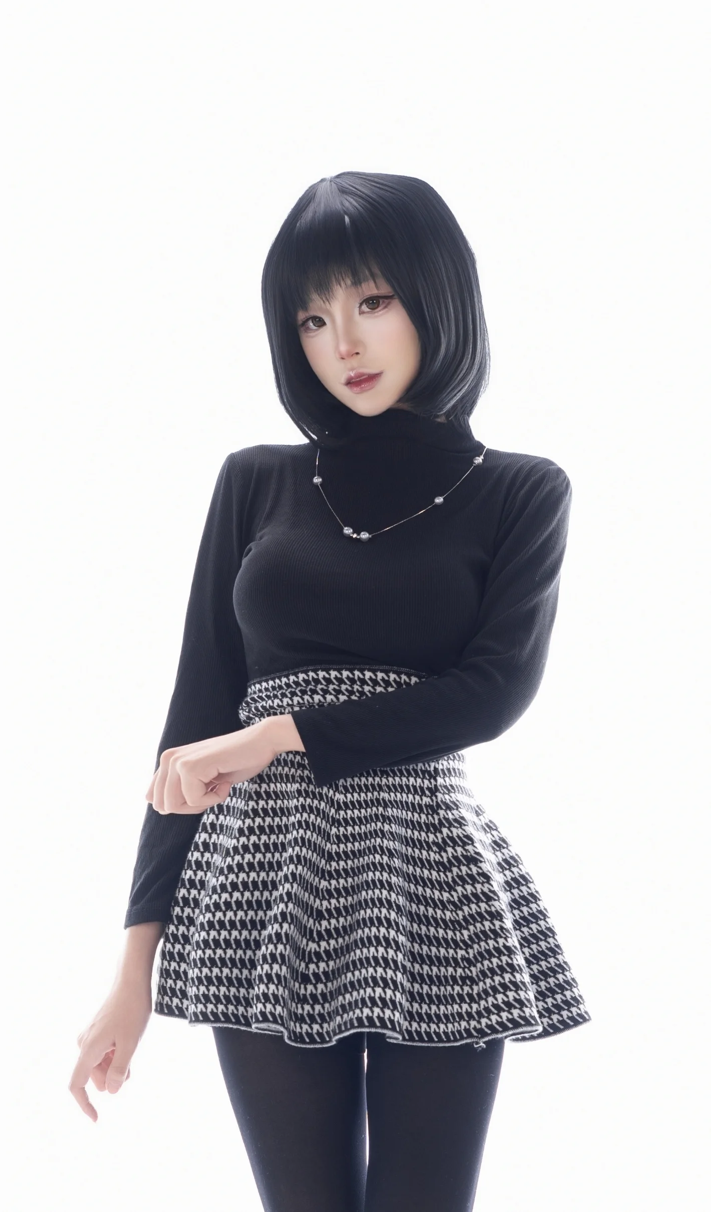 [Kuonji Alice Cosplay] Witch on the Holy Night: A Black-and-White Palette Tracing the Aloof Witch of Misaki Town - Image 2