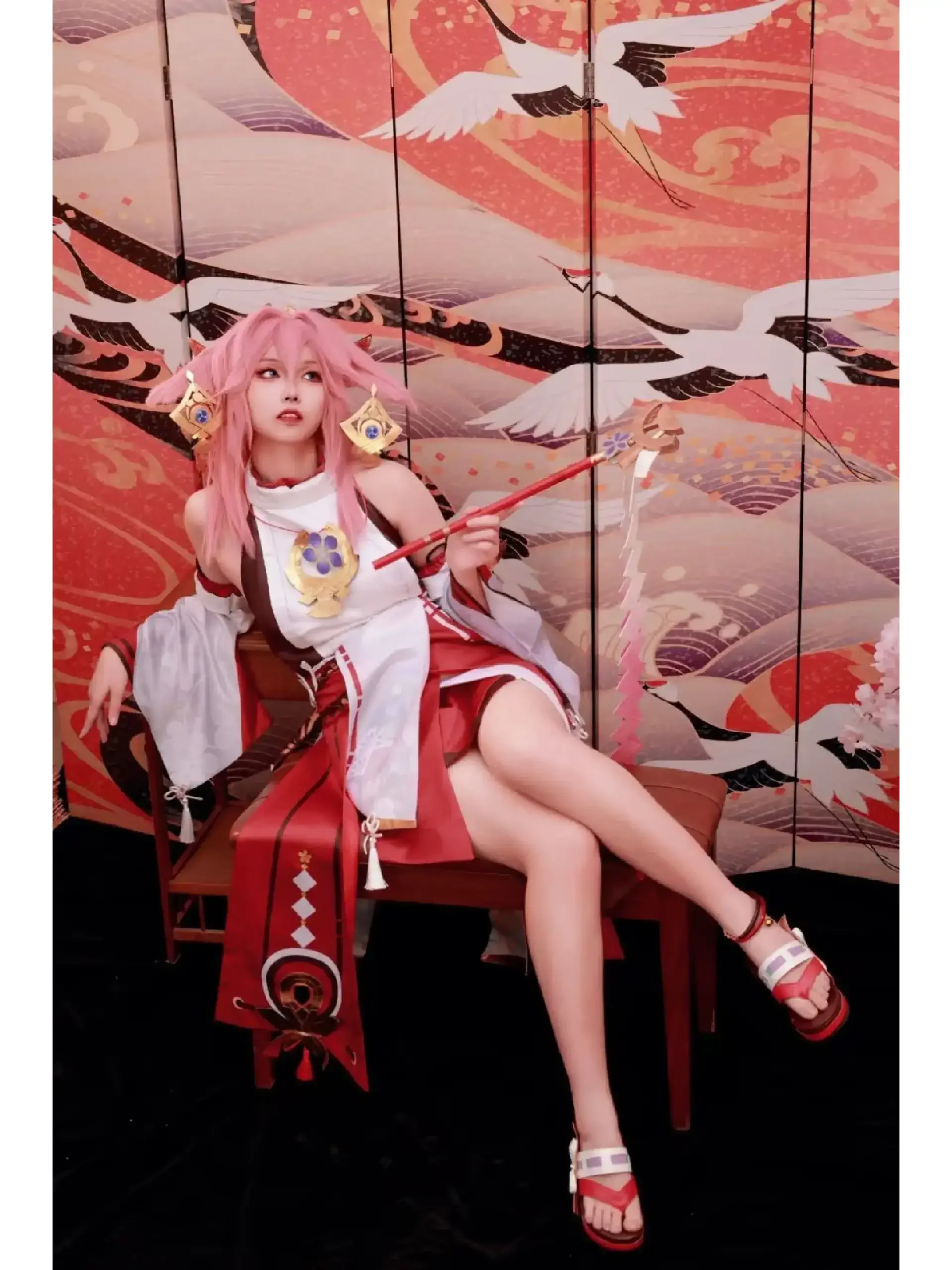 【八重神子cos】原神裡的粉色狐狸，第一次拍正片的心得分享