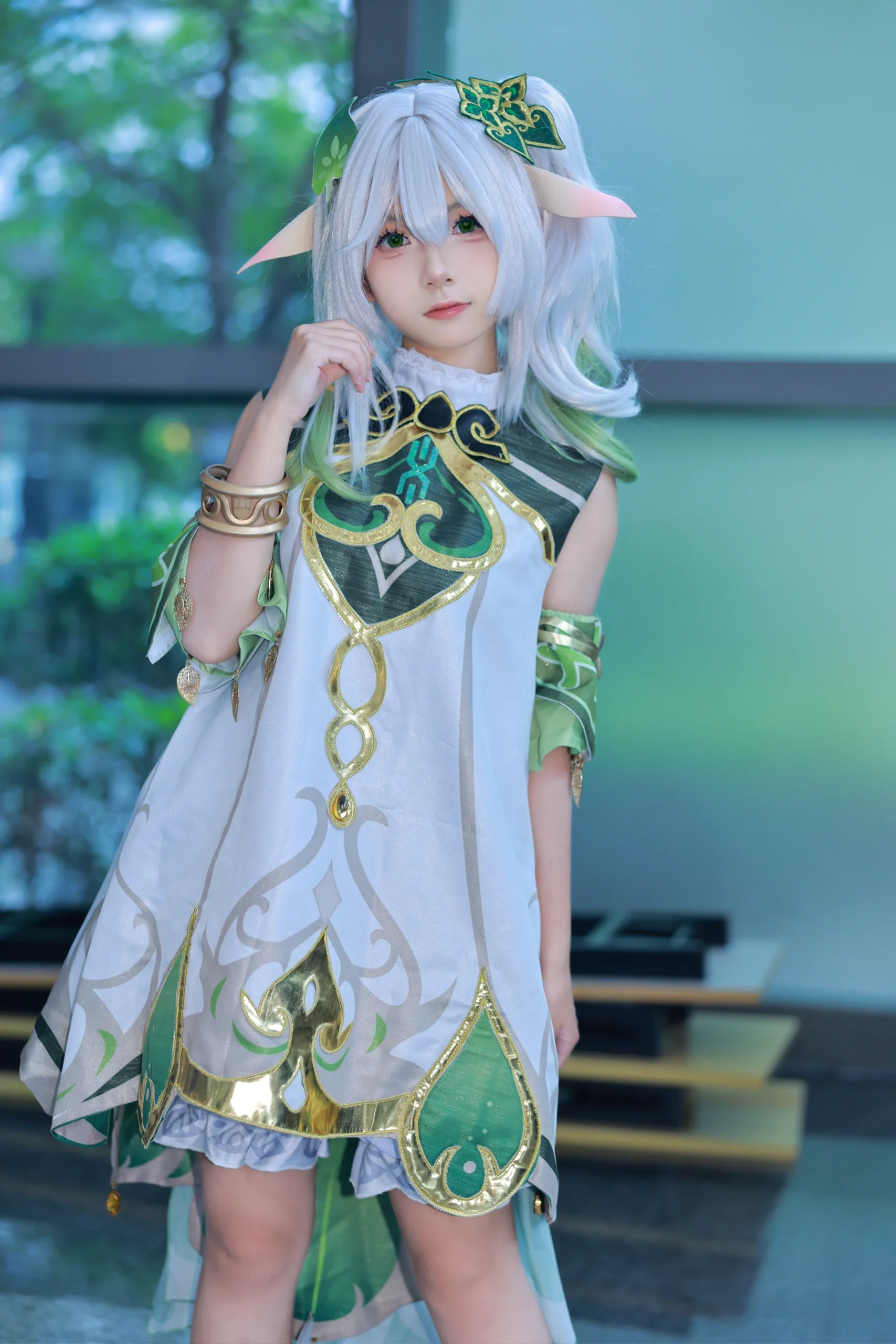 【ナヒーダ コスプレ】スメールの緑とイベントの照明 - 2 枚目