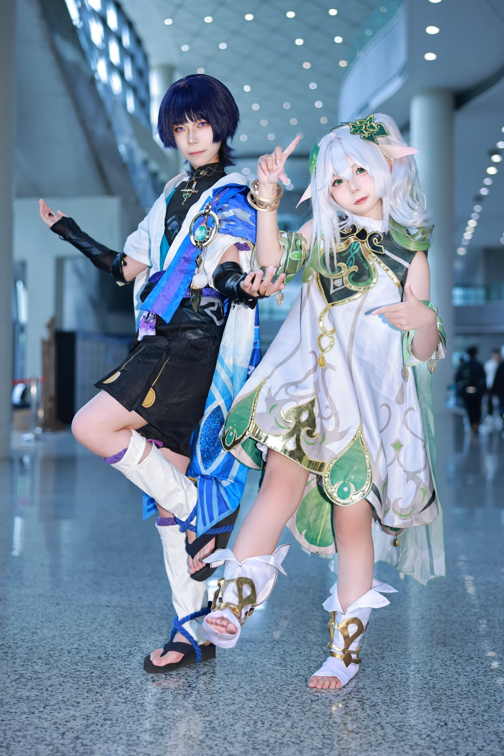 【ナヒーダ コスプレ】スメールの緑とイベントの照明 - 3 枚目