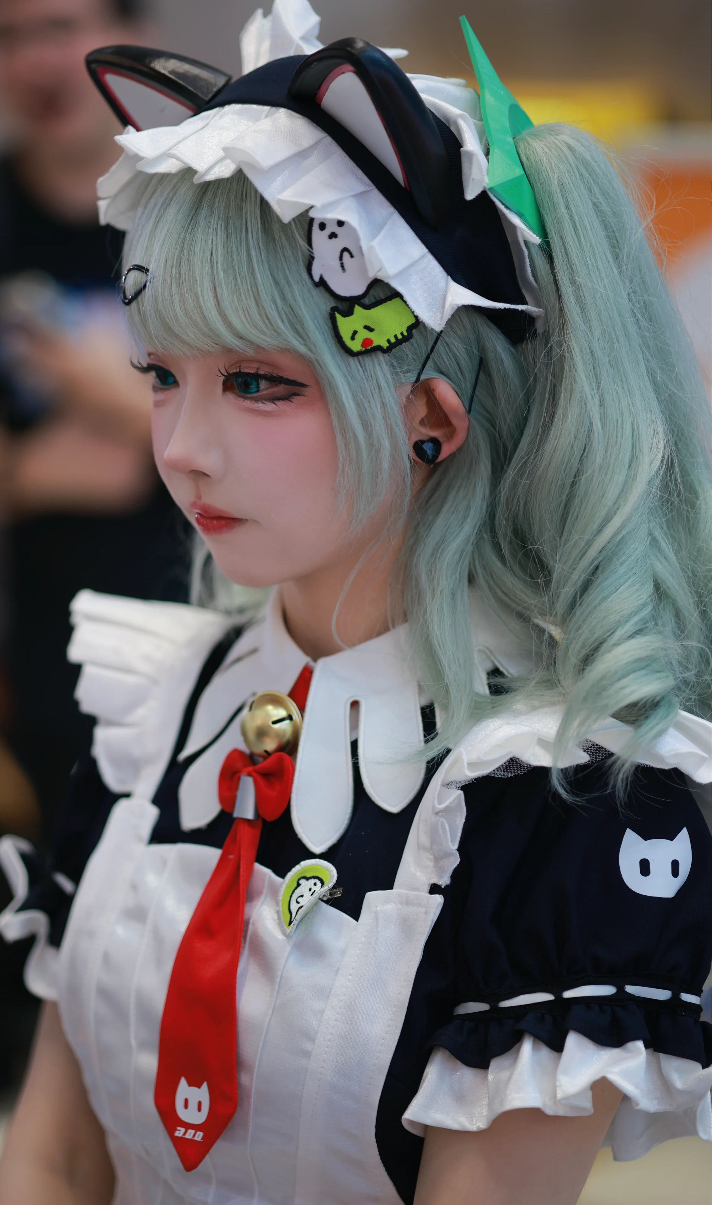 【千夏cos】绝区零里的薄荷色猫娘，记录这场漫展的分享 - 第 1 张