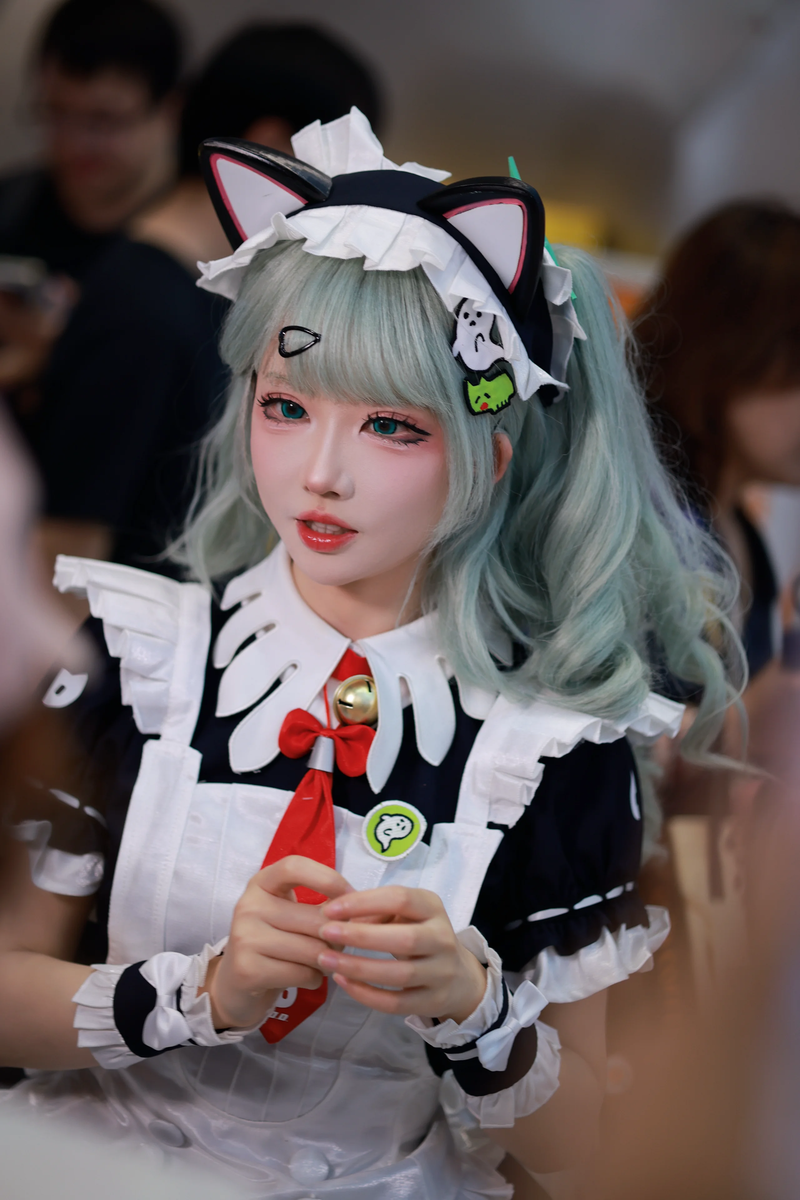 【千夏cos】绝区零里的薄荷色猫娘，记录这场漫展的分享 - 第 2 张