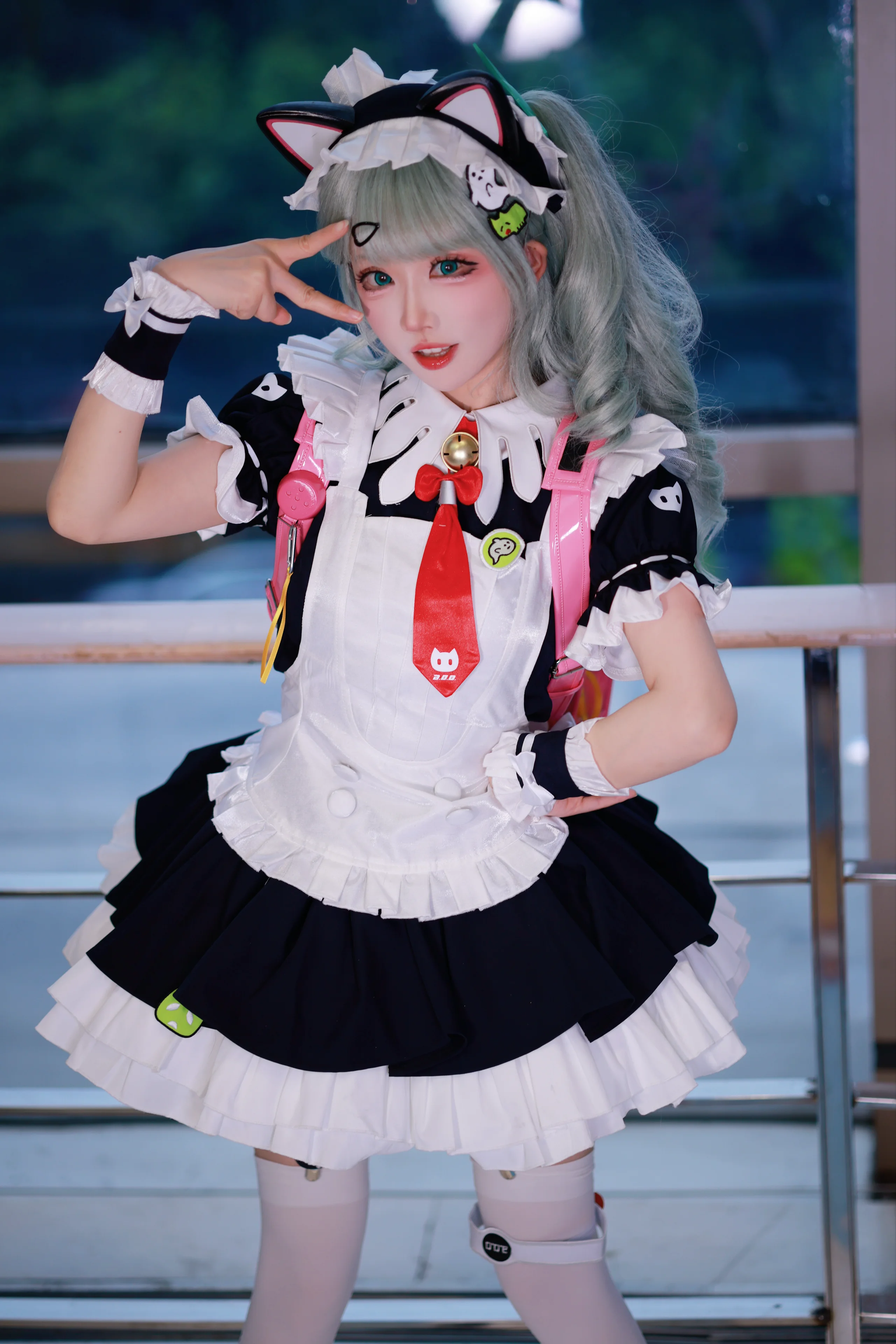 【千夏cos】绝区零里的薄荷色猫娘，记录这场漫展的分享