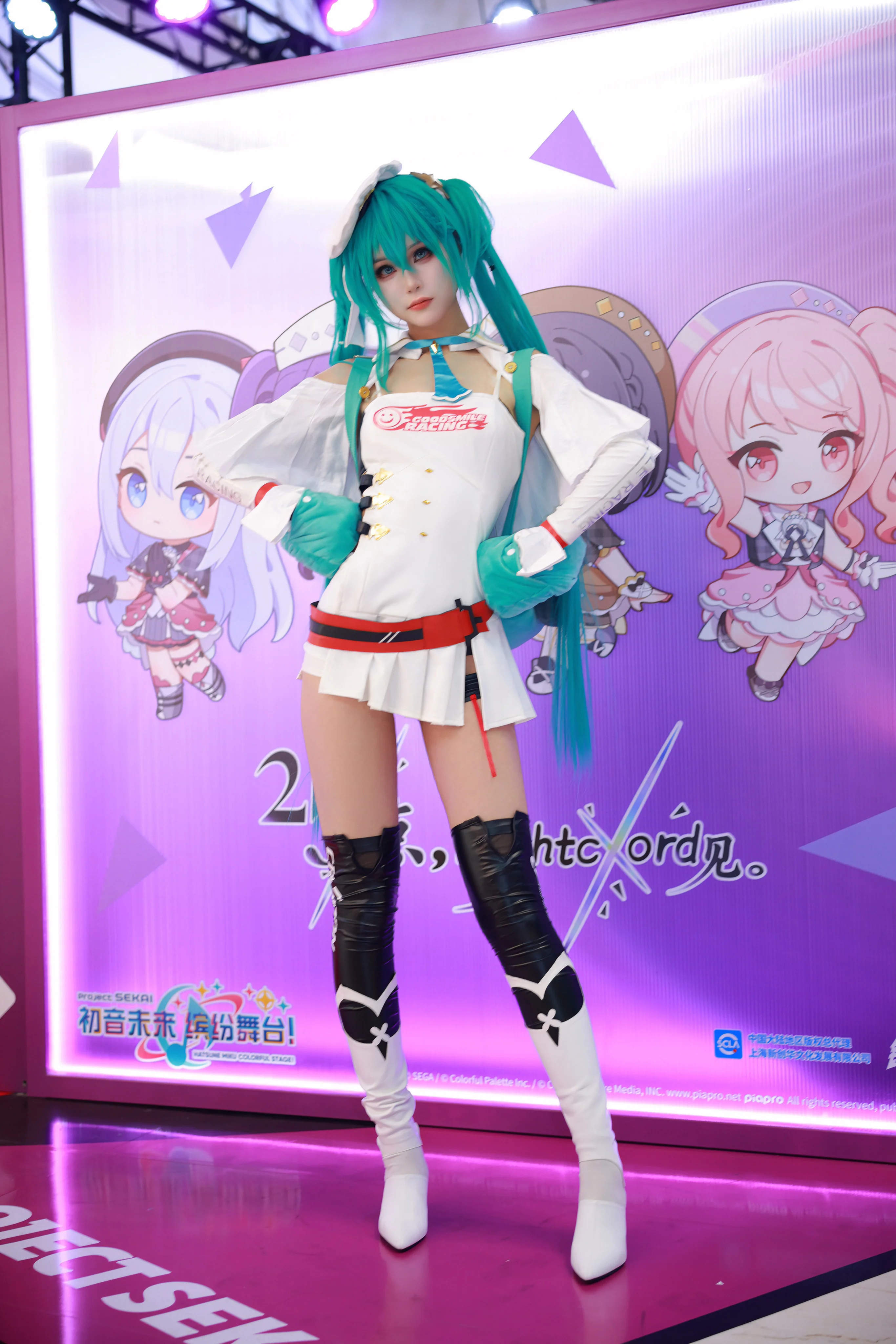 【初音未来cos】初音未来缤纷舞台初始之音响彻未来，清爽舞台感体验 - 第 1 张