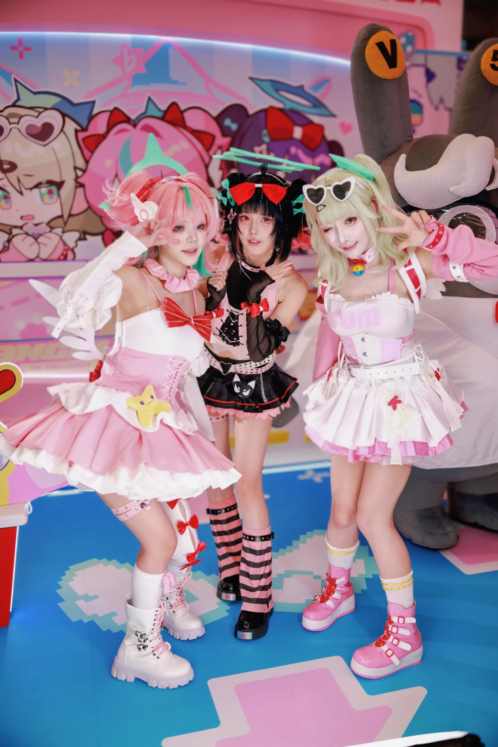 [千夏南宫羽爱芮cos] 绝区零妄想天使同框出片，元气造型大公开 - 第 3 张