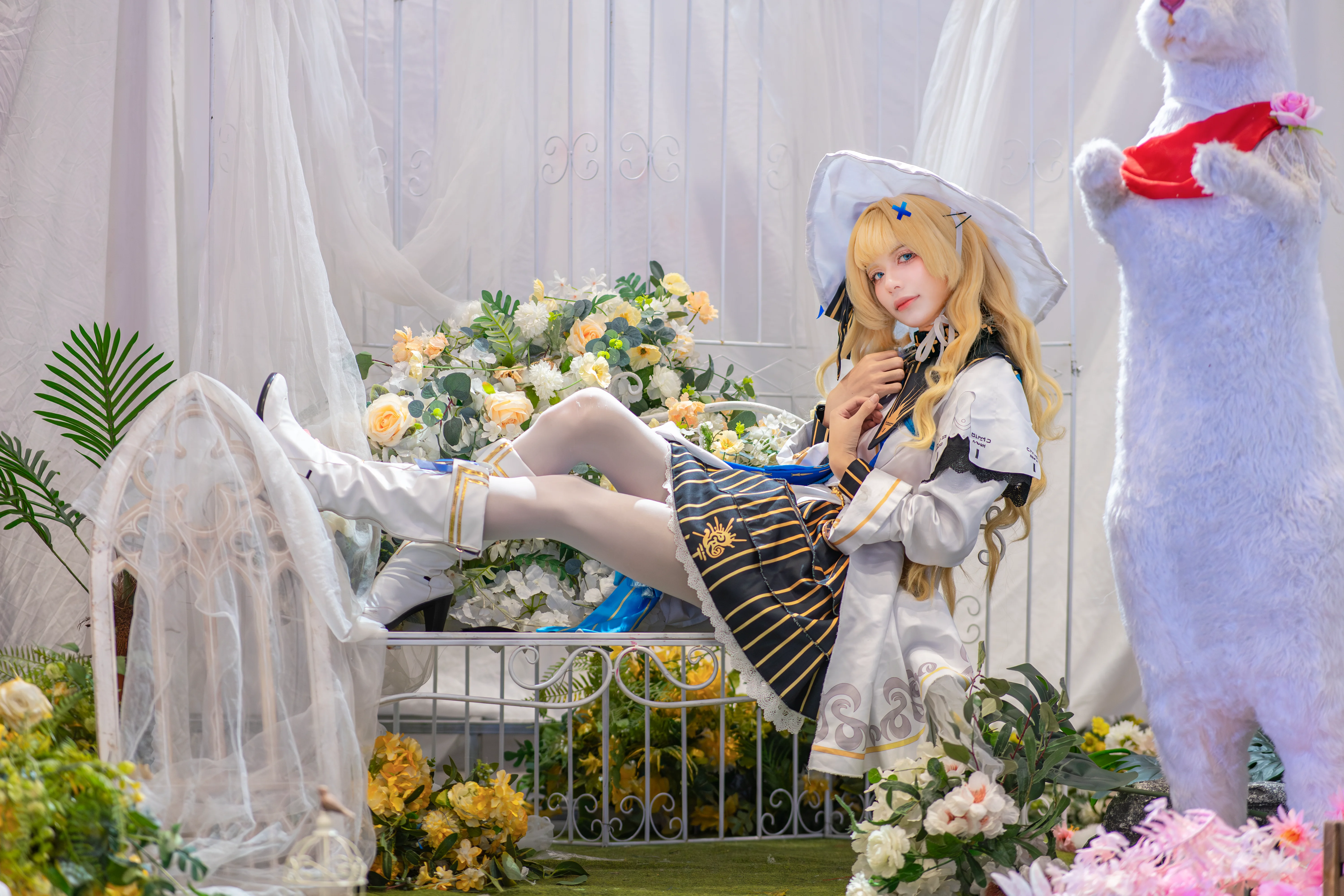 【菲比cos】鸣潮白衣少女，7.26场照终于修完啦