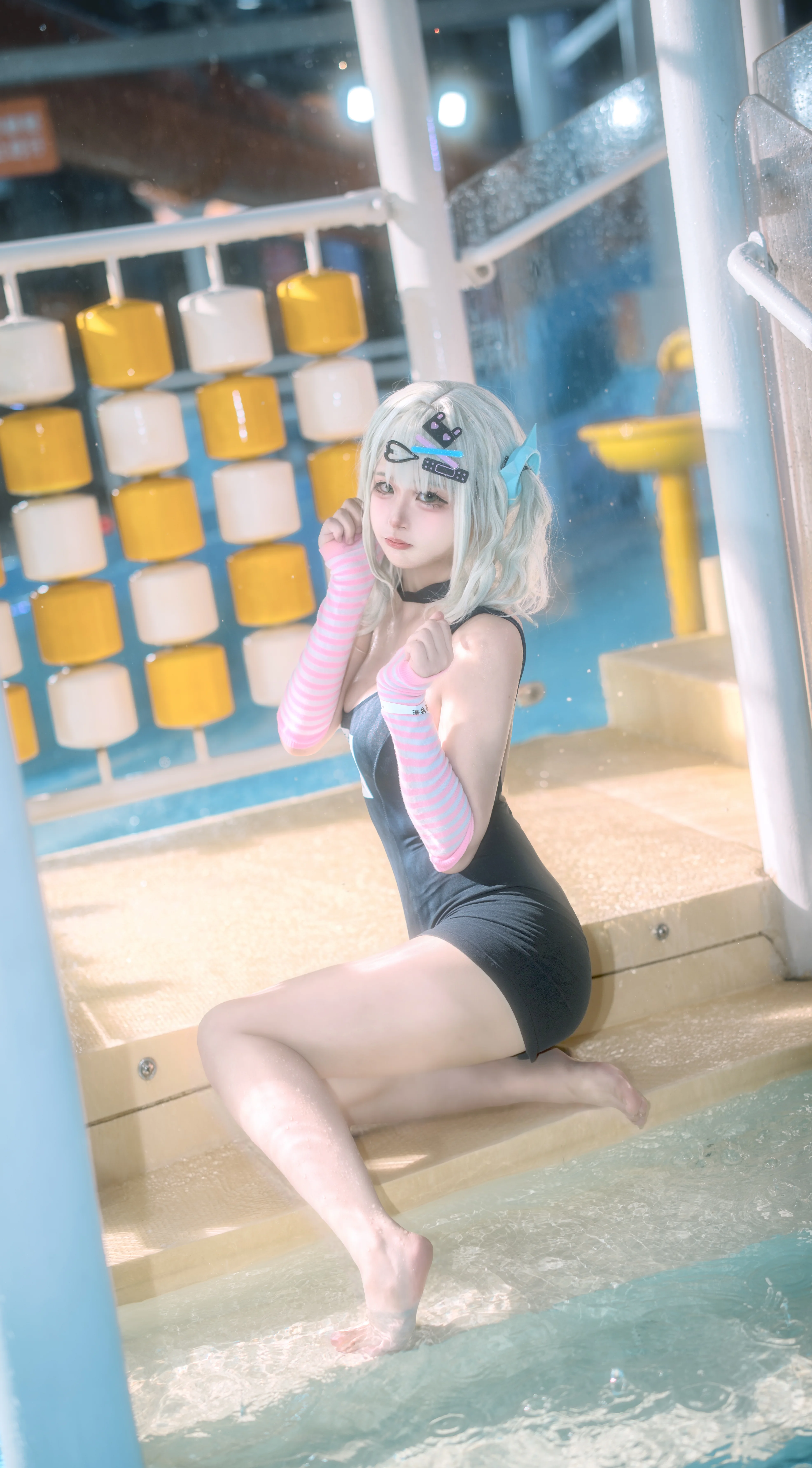 【绝区零千夏cos】水上乐园里的夏日清爽还原 - 第 1 张