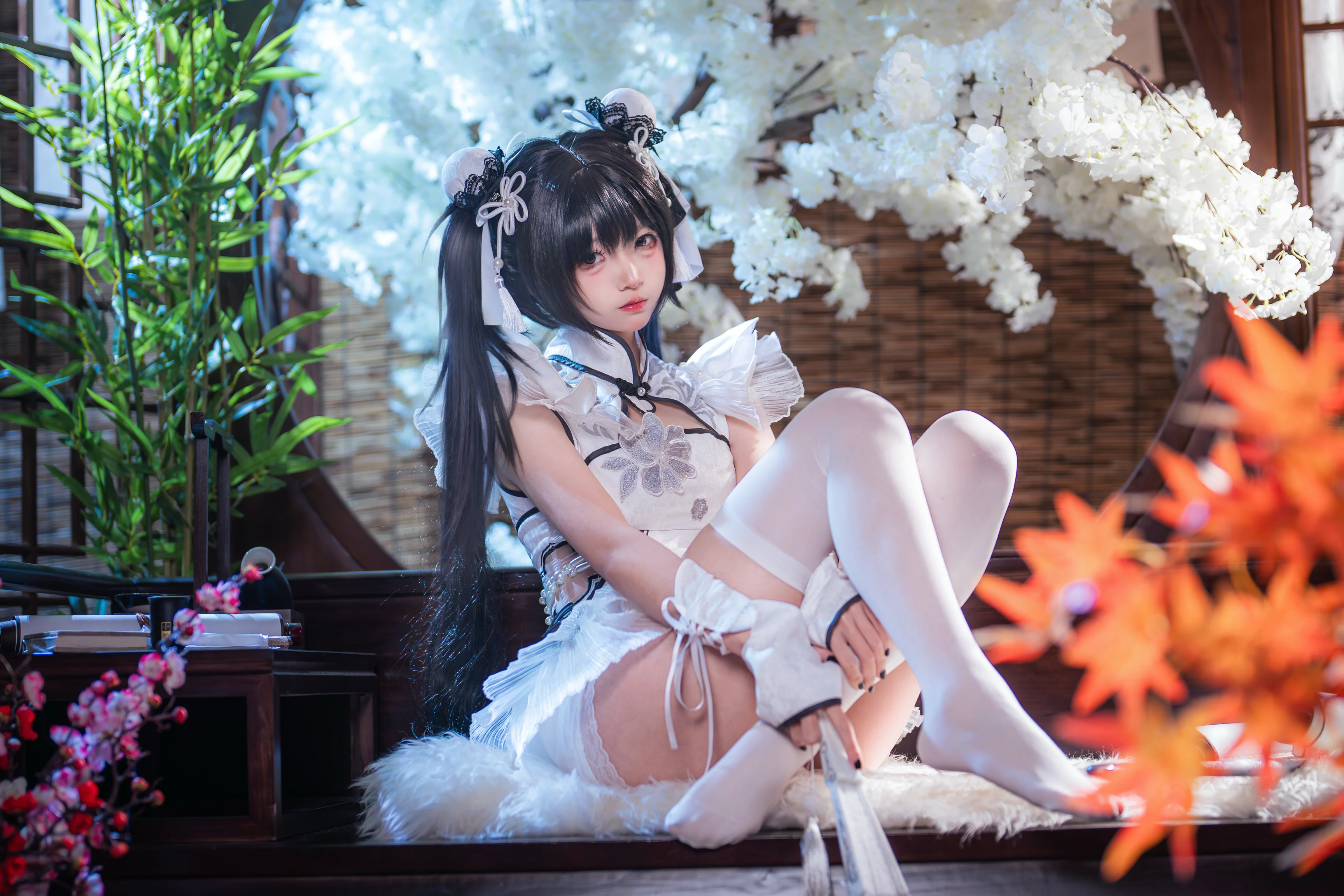 【殷紫萍cos】永劫无间玉髓冰心，执扇执剑皆成画 - 第 2 张