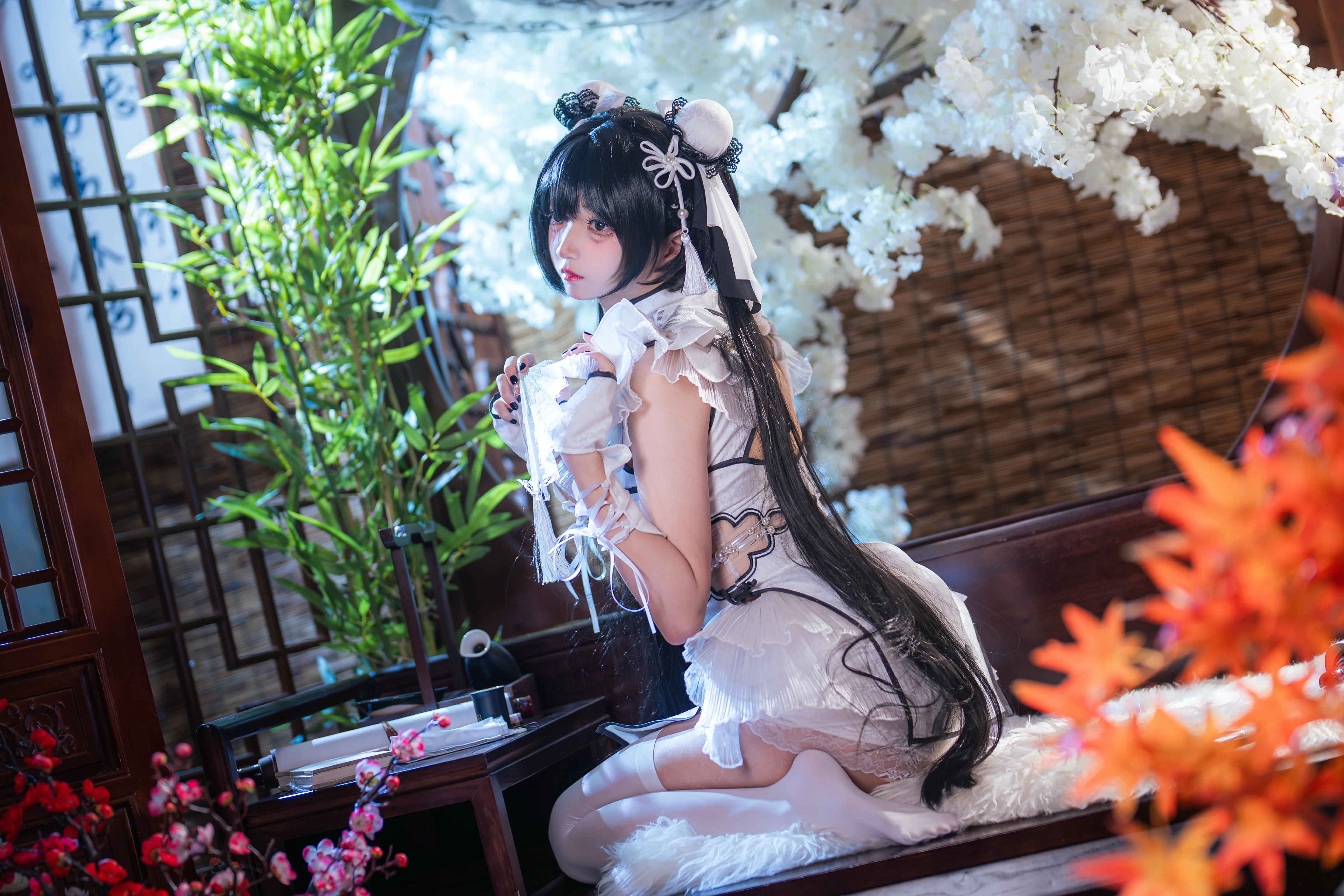 【殷紫萍cos】永劫无间玉髓冰心，执扇执剑皆成画 - 第 3 张
