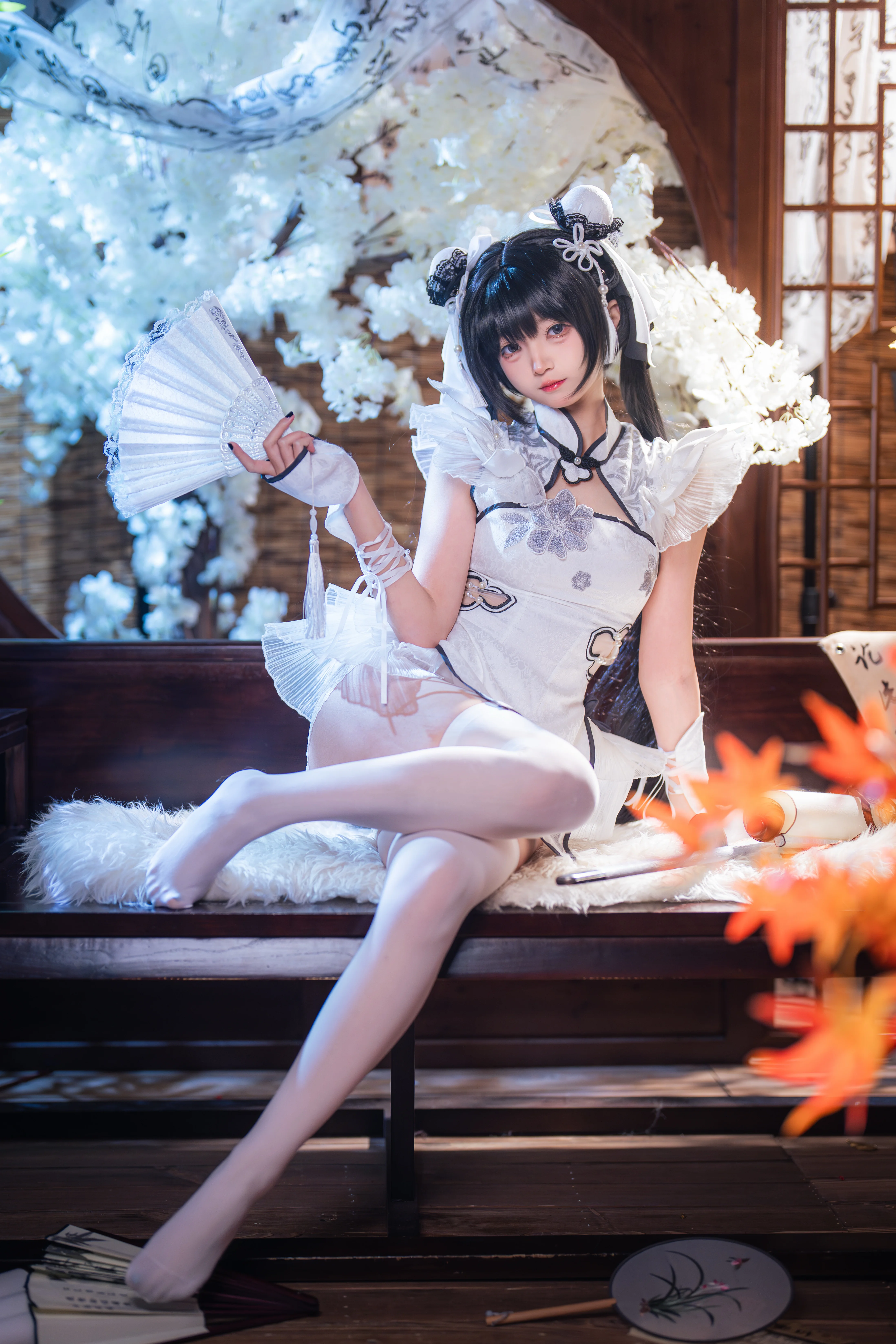 【殷紫萍cos】永劫无间玉髓冰心，执扇执剑皆成画 - 第 4 张