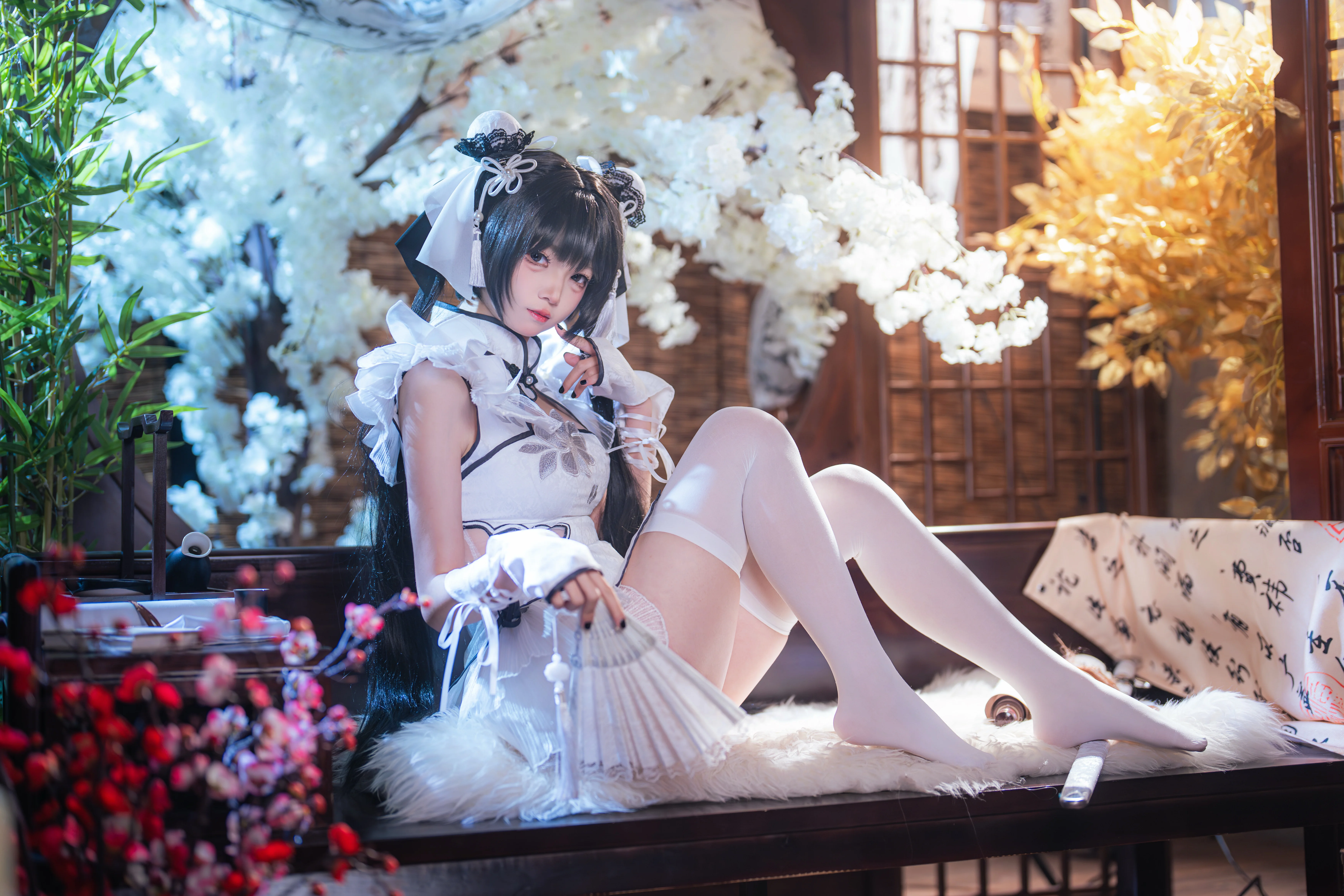 【殷紫萍cos】永劫无间玉髓冰心，执扇执剑皆成画 - 第 5 张