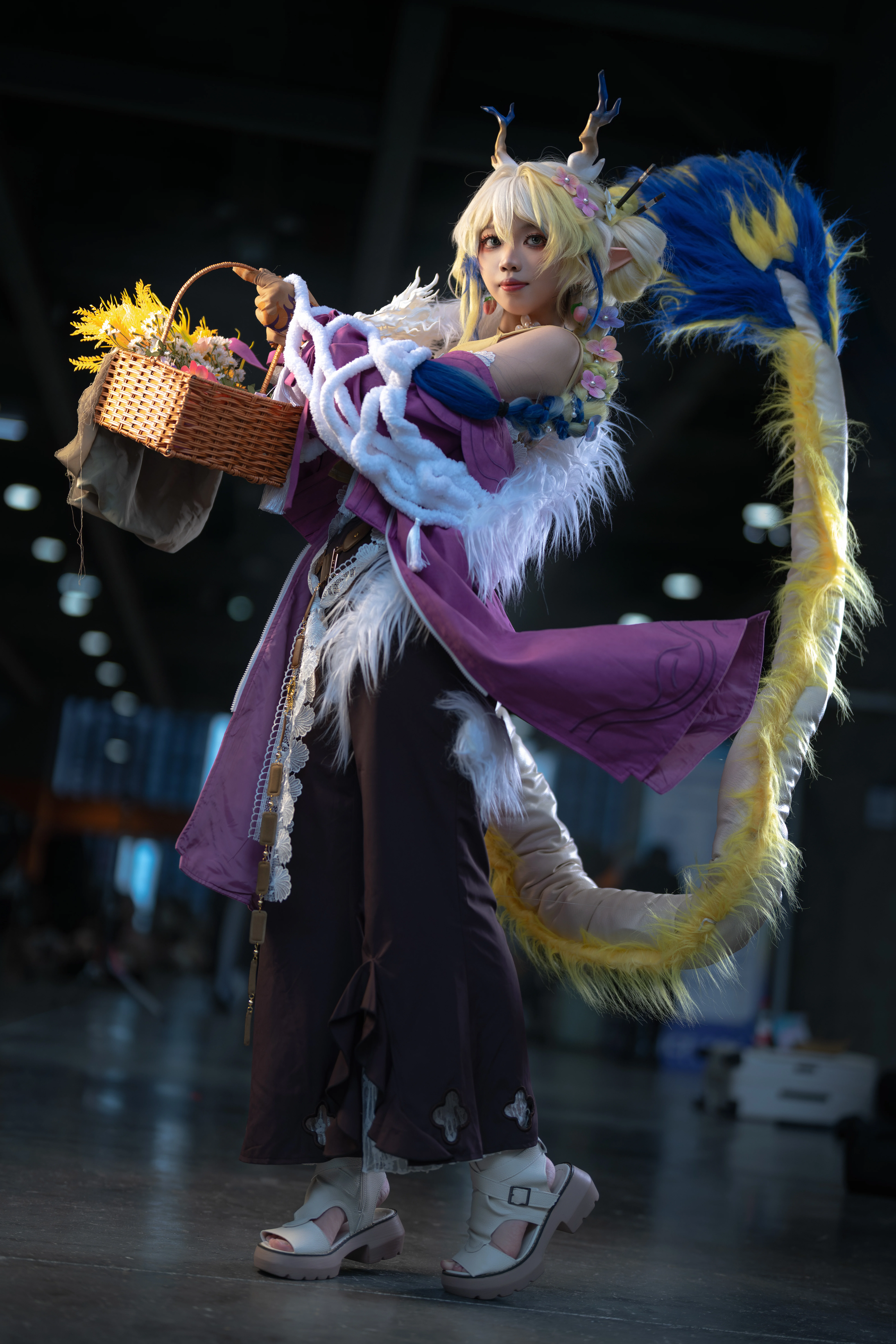 【明日方舟黍cos】春宴与花篮，CICF现场田园风