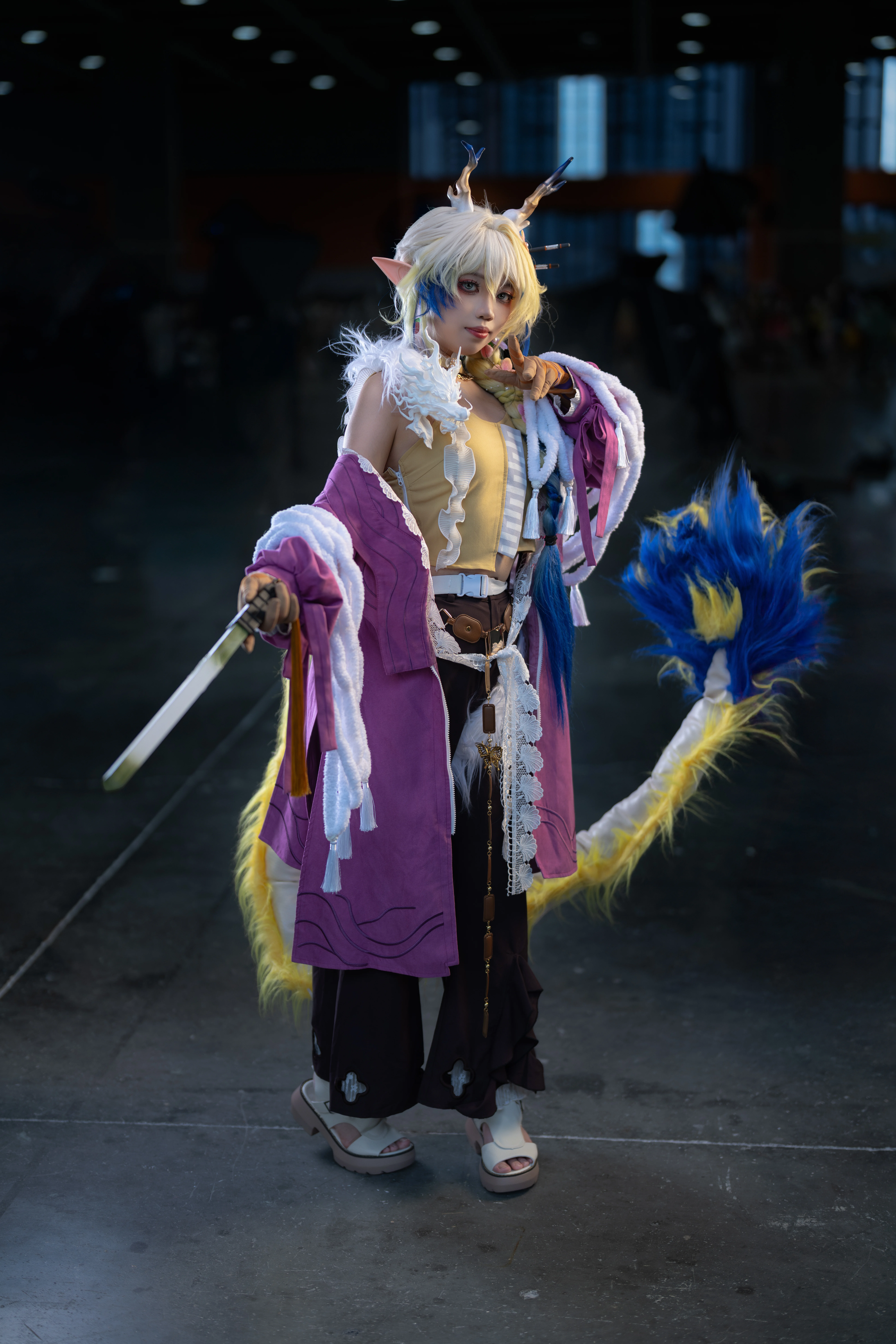 【明日方舟黍cos】春宴与花篮，CICF现场田园风 - 第 3 张