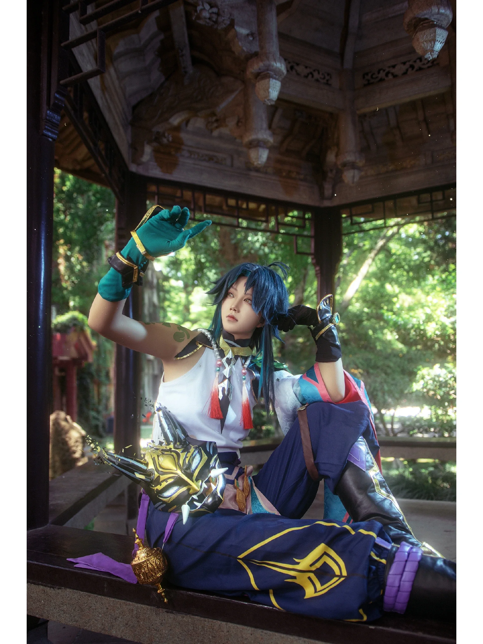 [Xiao Cosplay] Genshin Impact Vigilant Yaksha, Sharing the "All Evil Begone" Cosplay Photoshoot