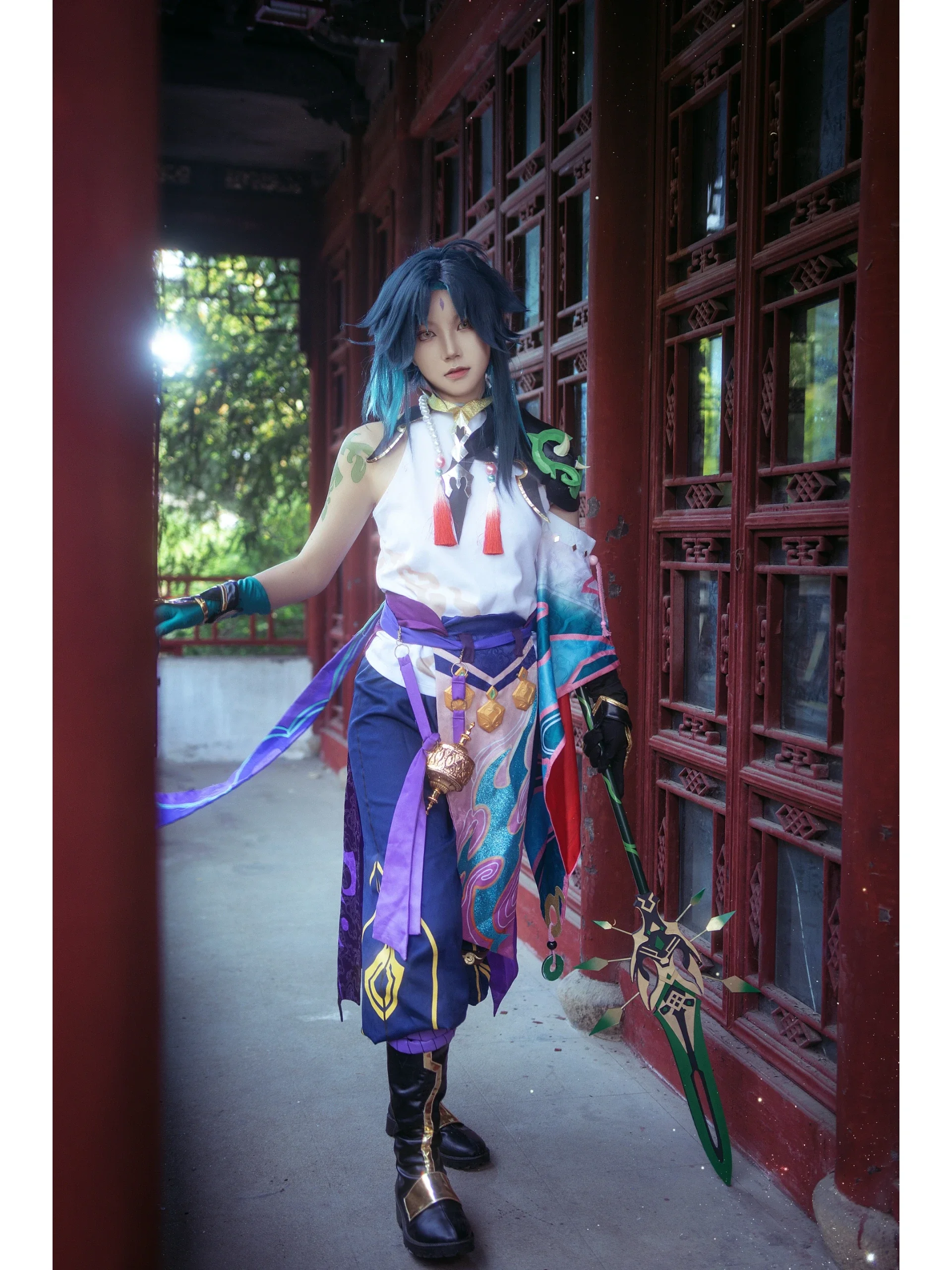 【魈cos】原神降魔大圣，诸邪退散的正片分享 - 第 4 张