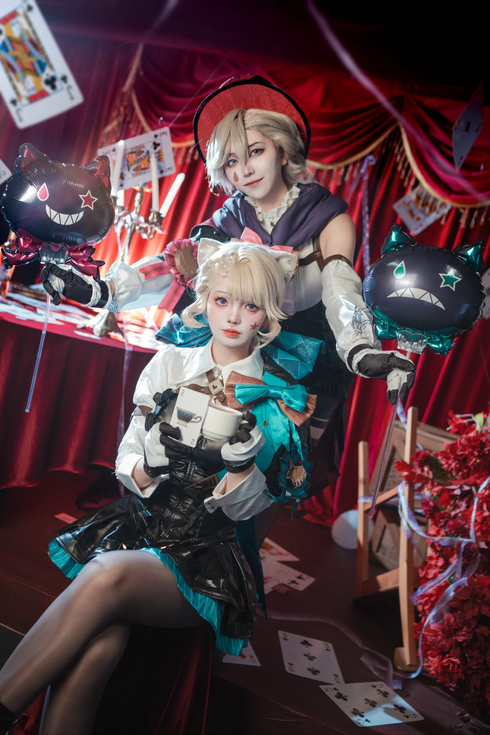 【林尼琳妮特原神cos】双子魔术秀，猫猫组合的台前幕后 - 第 1 张