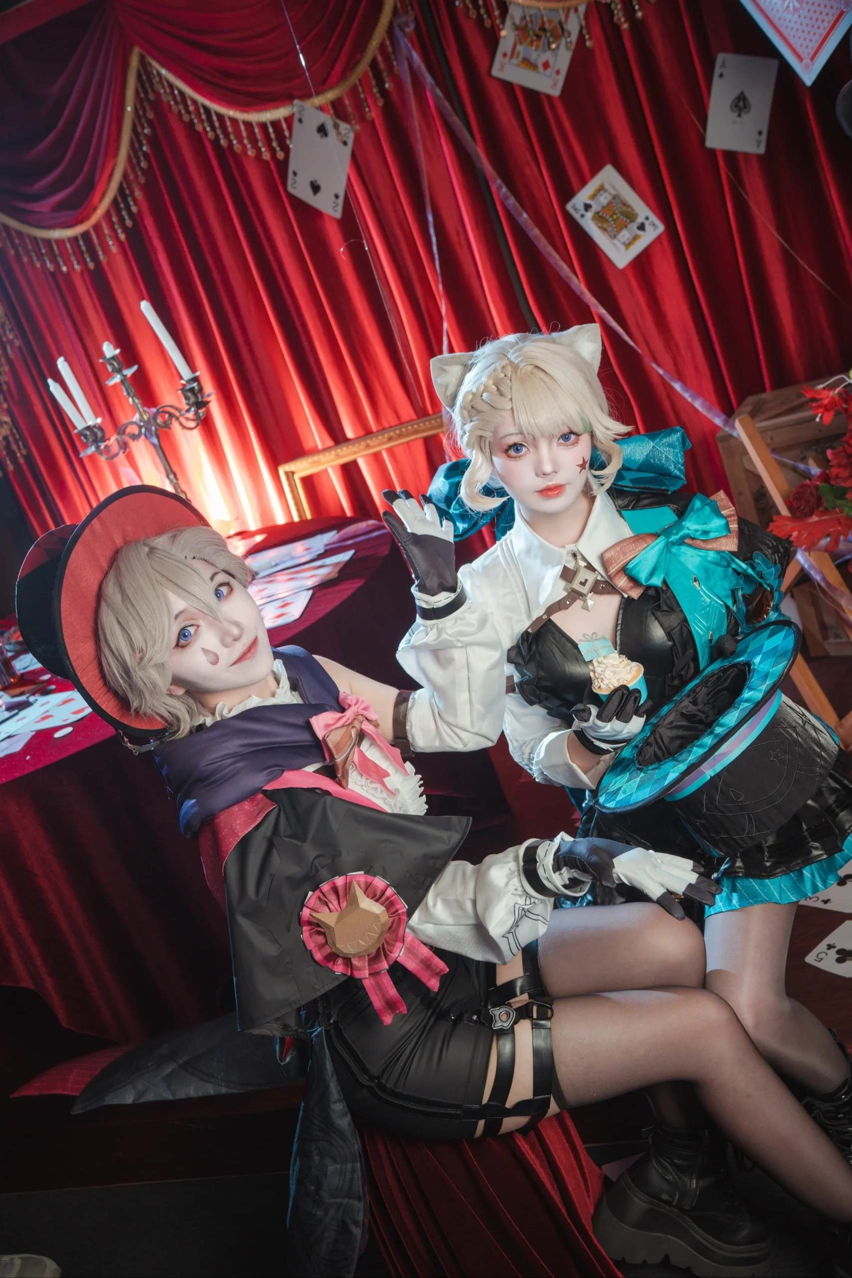 【林尼琳妮特原神cos】双子魔术秀，猫猫组合的台前幕后 - 第 2 张