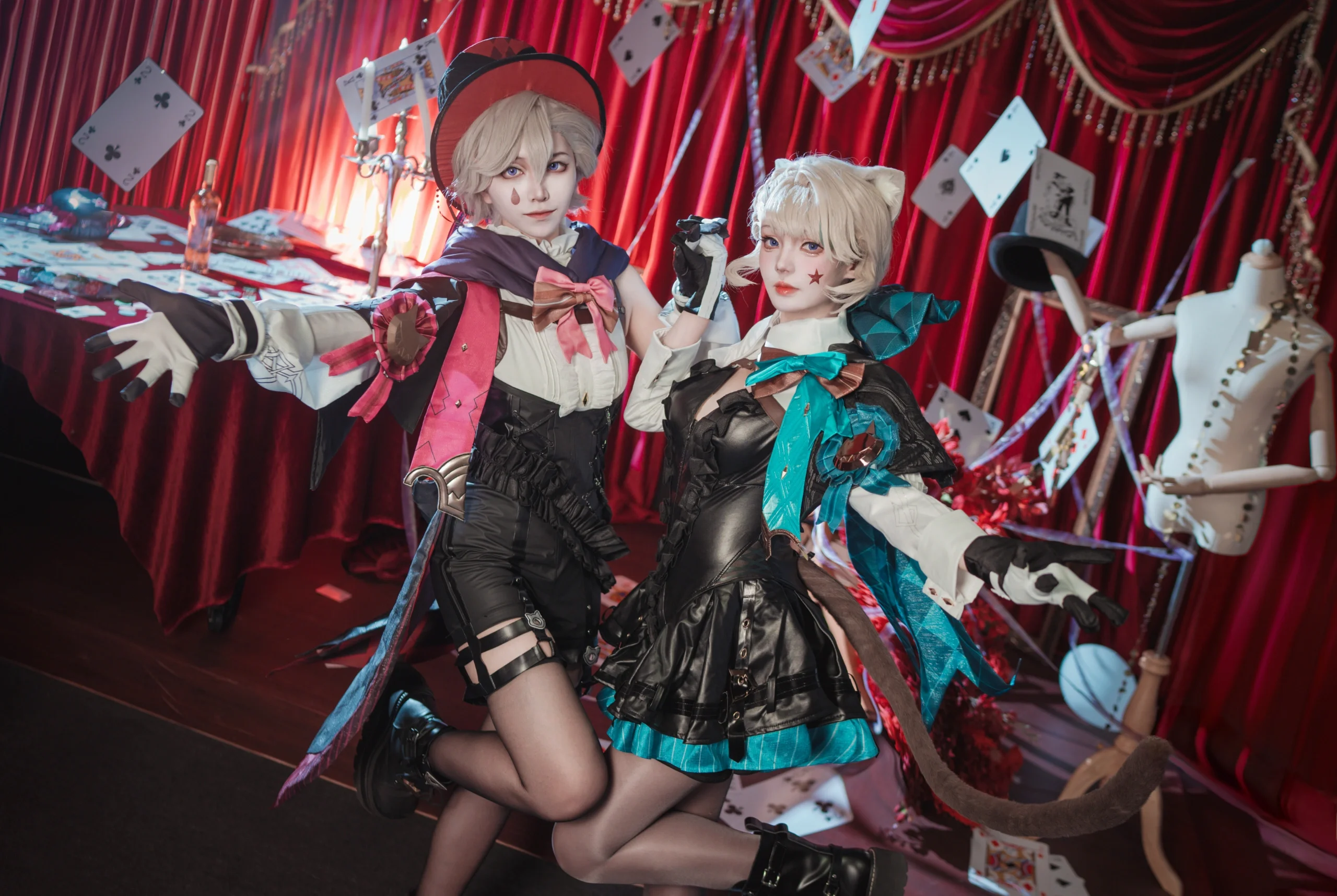 【林尼琳妮特原神cos】双子魔术秀，猫猫组合的台前幕后 - 第 3 张