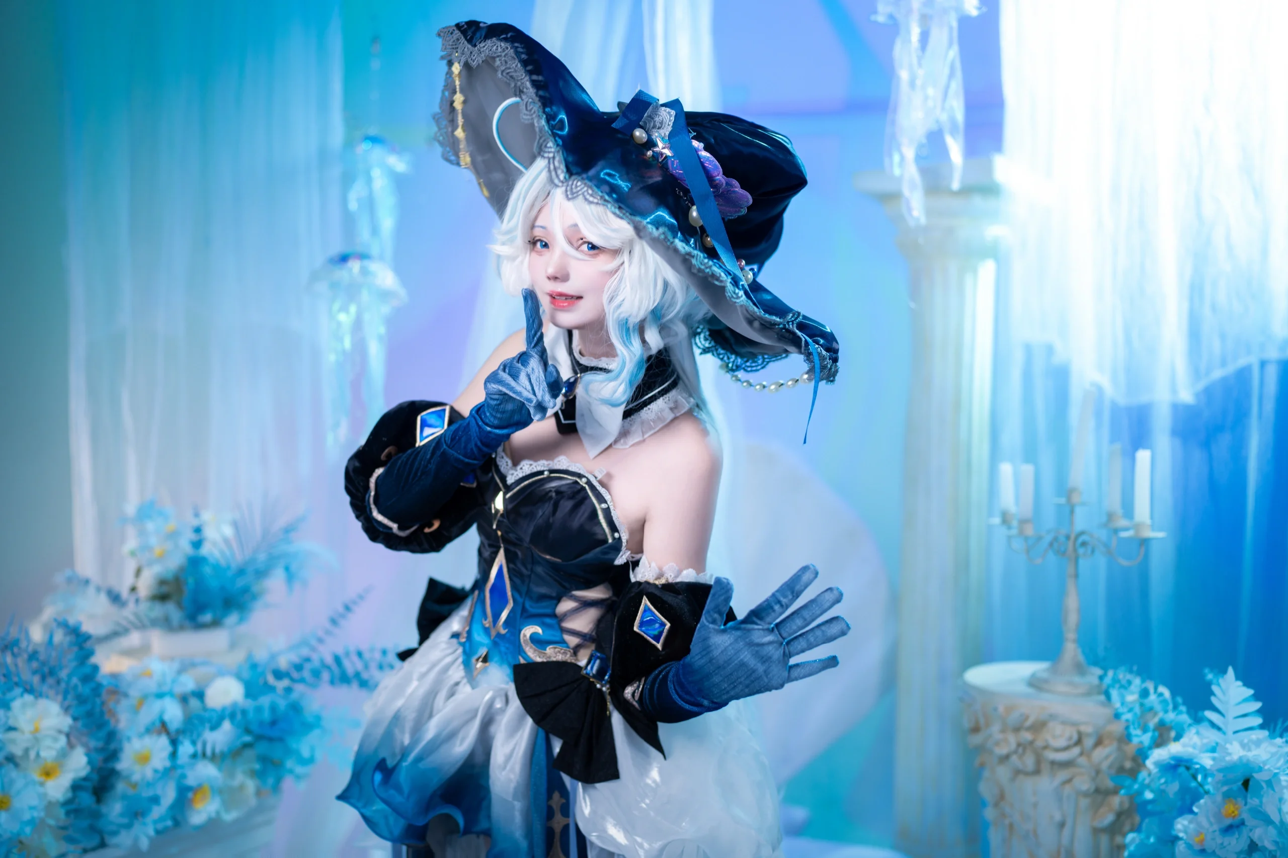 【芙宁娜cos】水色的静谧，指尖轻触的光影 - 第 5 张