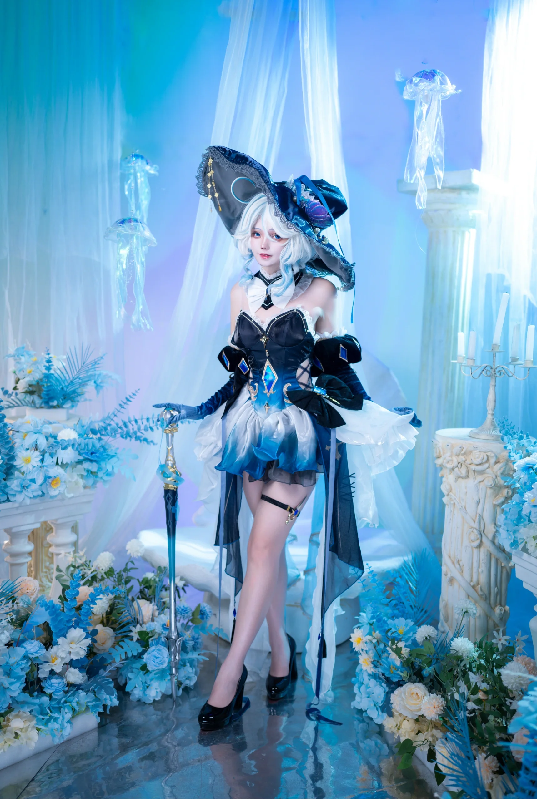 【芙宁娜cos】水色的静谧，指尖轻触的光影 - 第 8 张