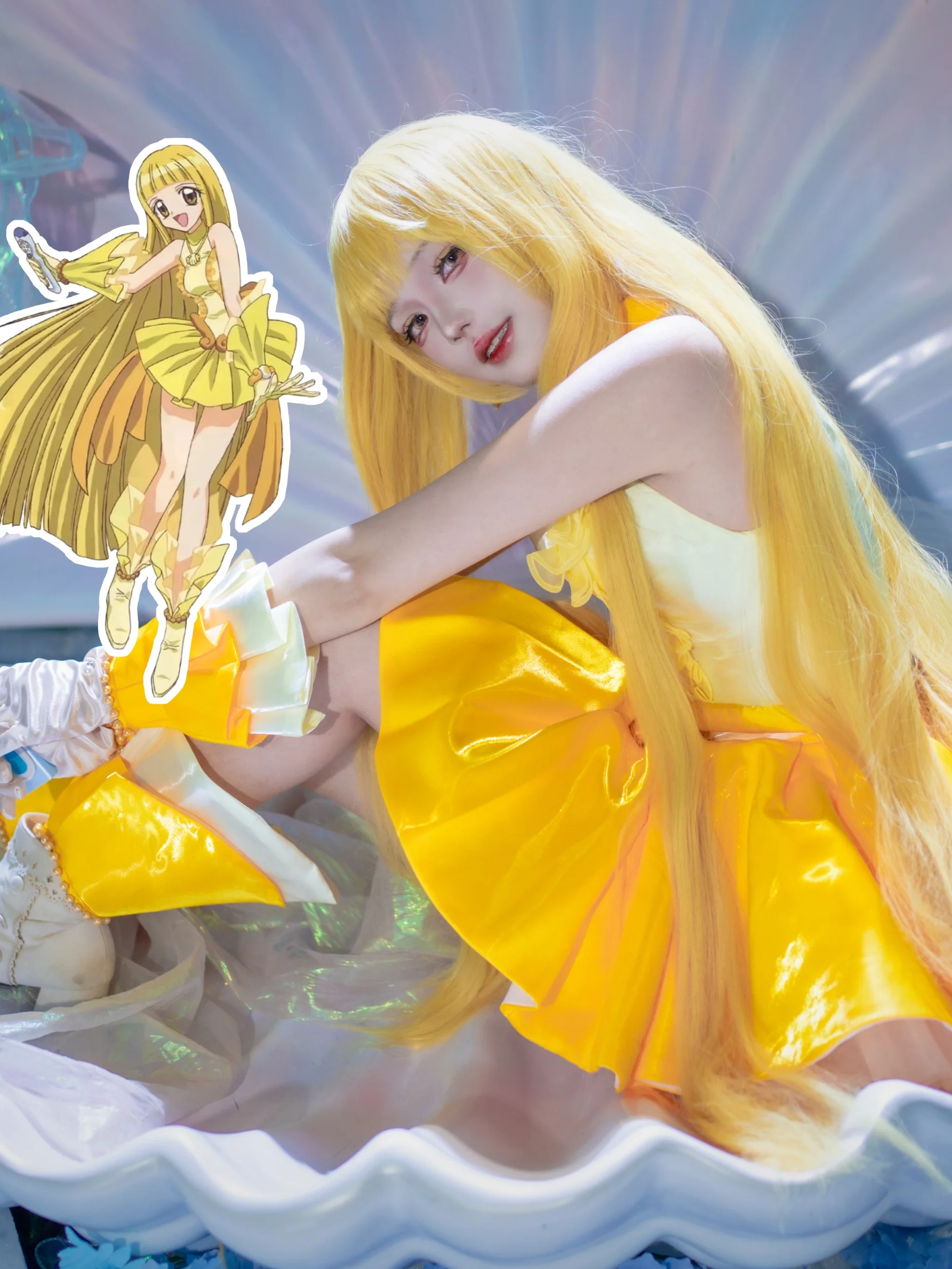 【夏美可可cos】人鱼的旋律，南太平洋梦幻贝壳中的珍珠 - 第 1 张