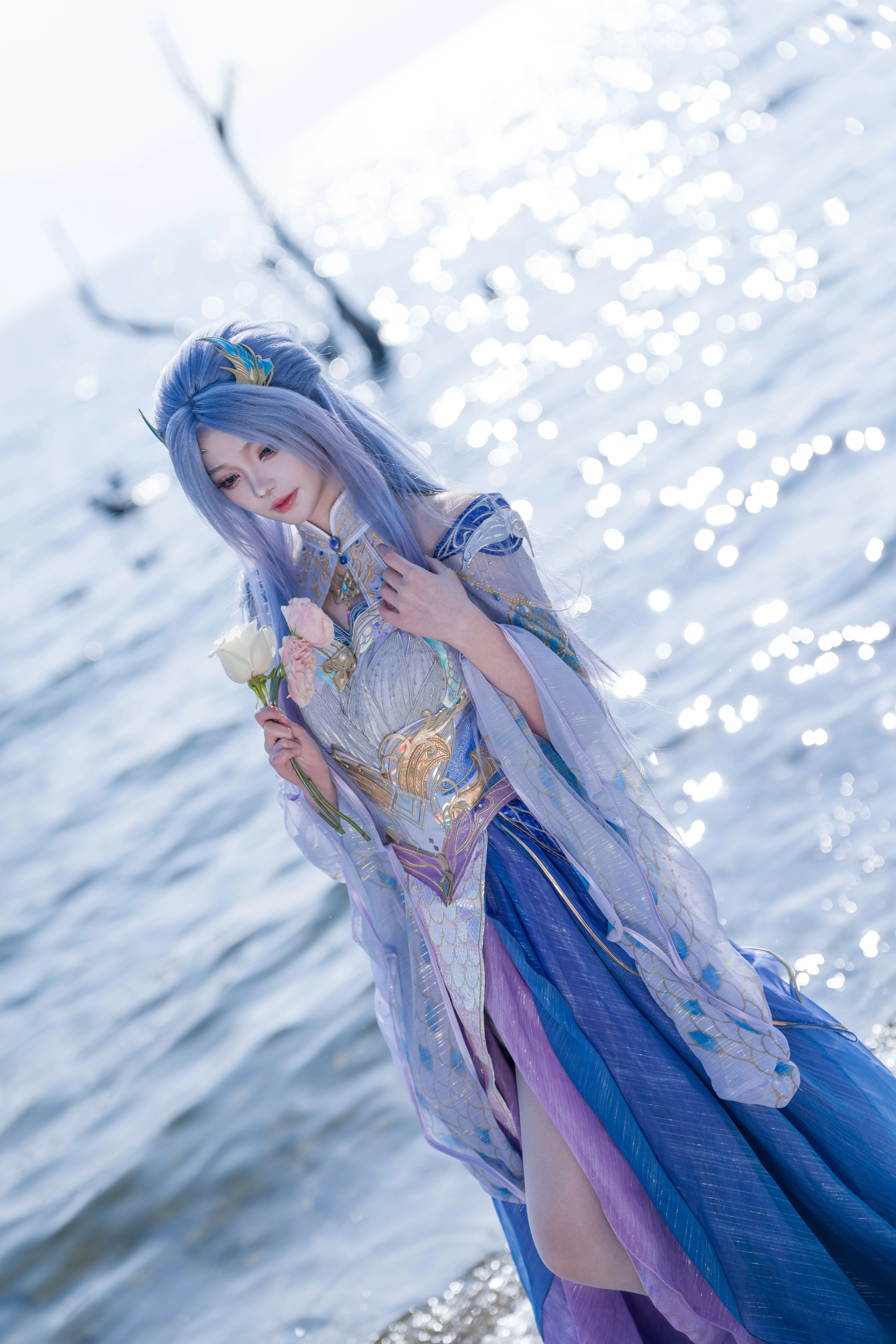 【唐舞桐 コスプレ】ソウルランド 絶世唐門の洱海のほとりで、風と光の瞬間を切り取る - 8 枚目