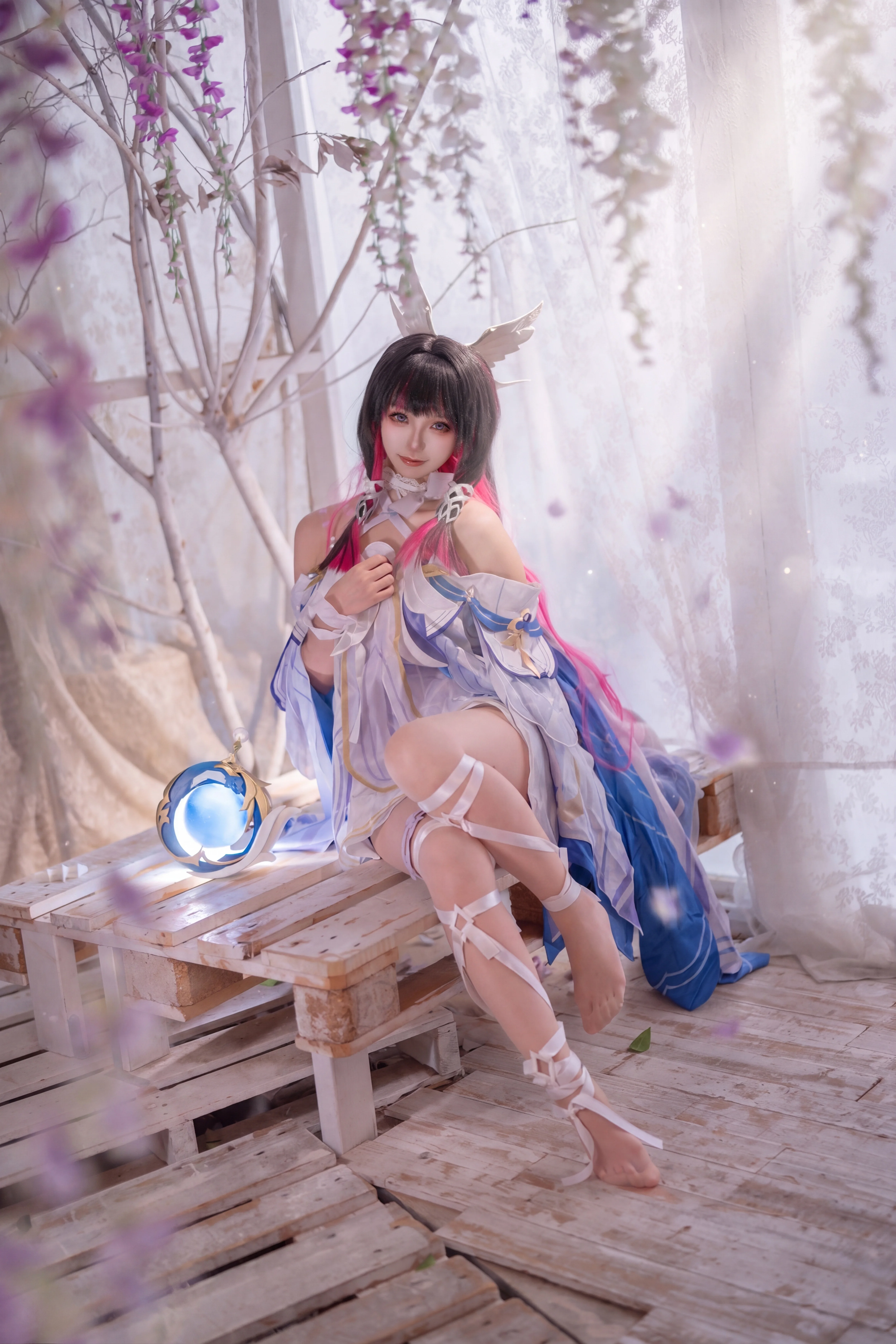 【哥伦比亚cos】原神中那抹优雅的白色身影 - 第 7 张