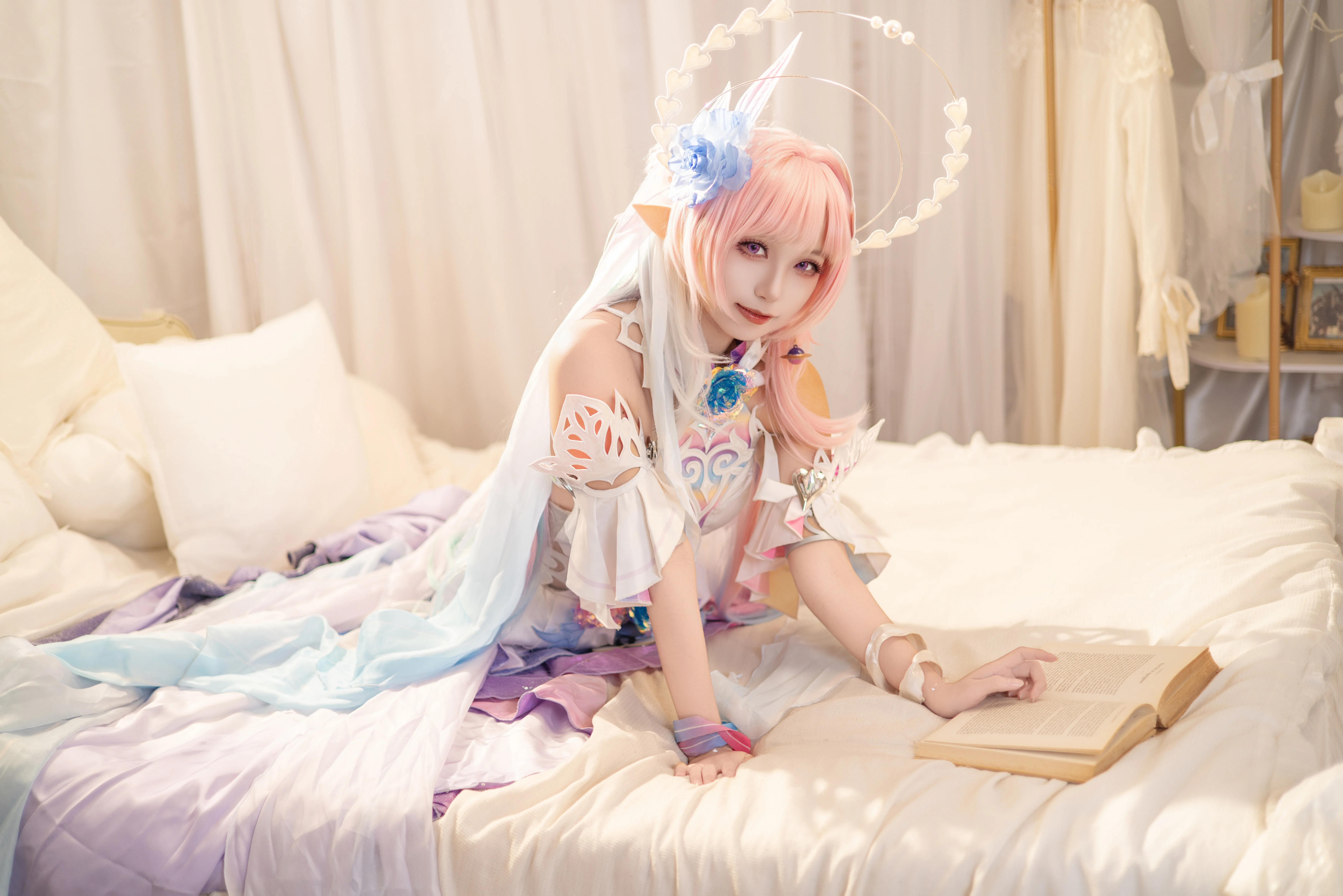 【昔漣cos】崩壞星穹鐵道黃金裔，光影間的慵懶與夢幻 - 第 3 張