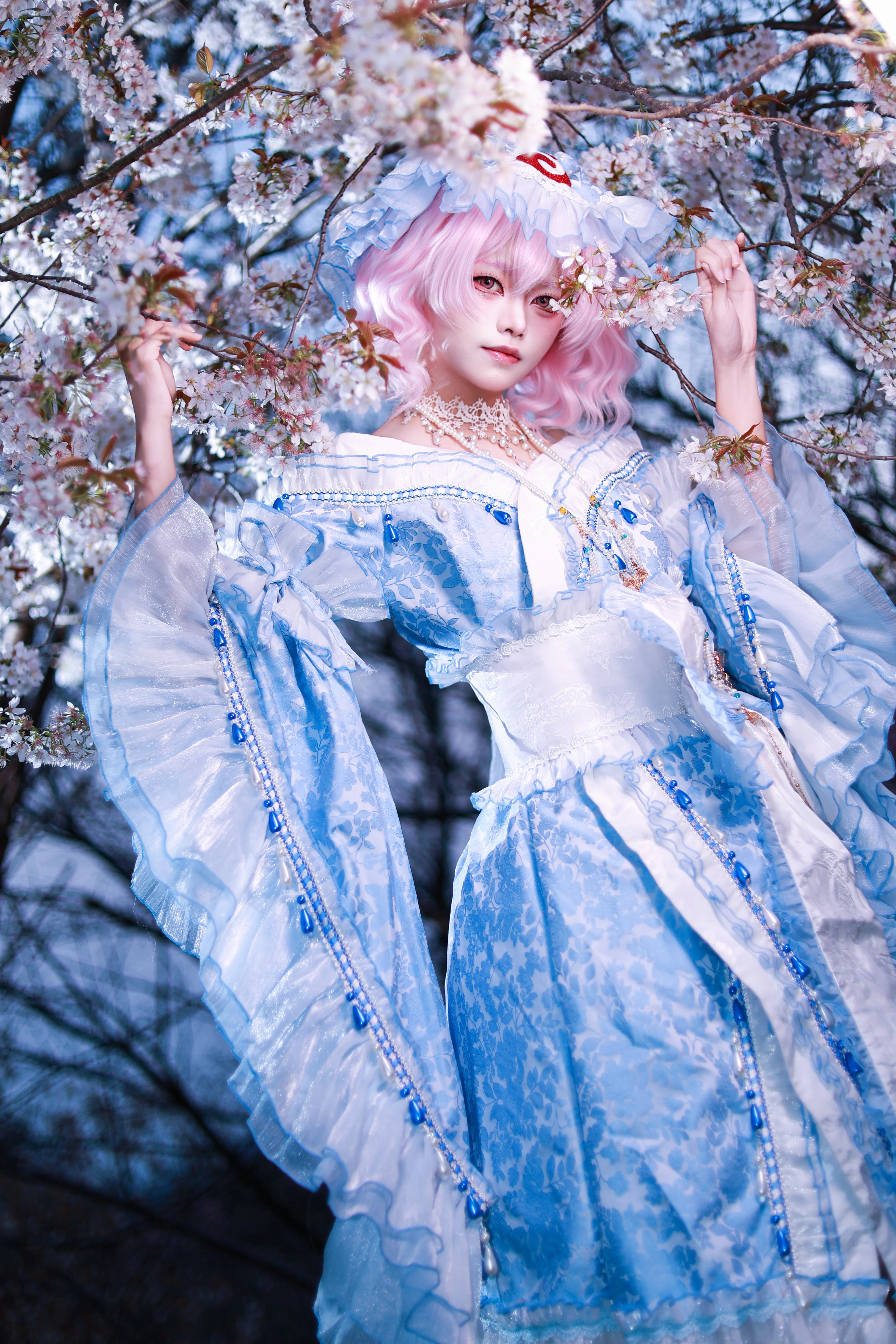 【西行寺幽幽子cos】杭州樱花园的春日幻想 - 第 3 张