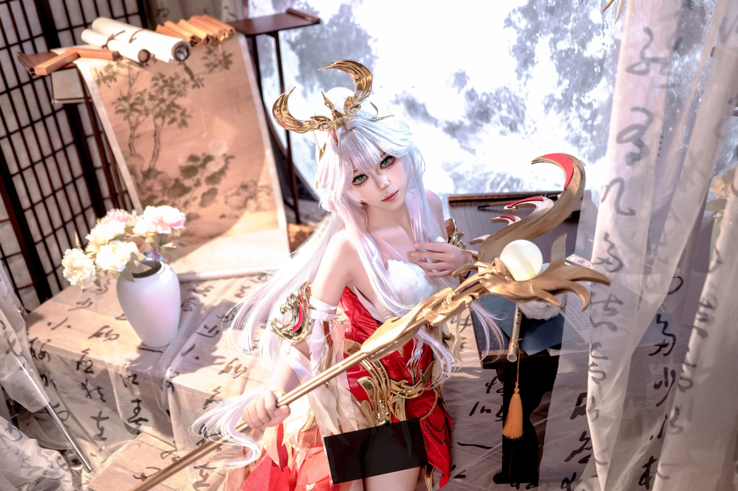 [Wang Zhaojun Cosplay] Phoenix on the Fly, Trying New Light and Shadow in Chinese-Style Studio Cosplay
