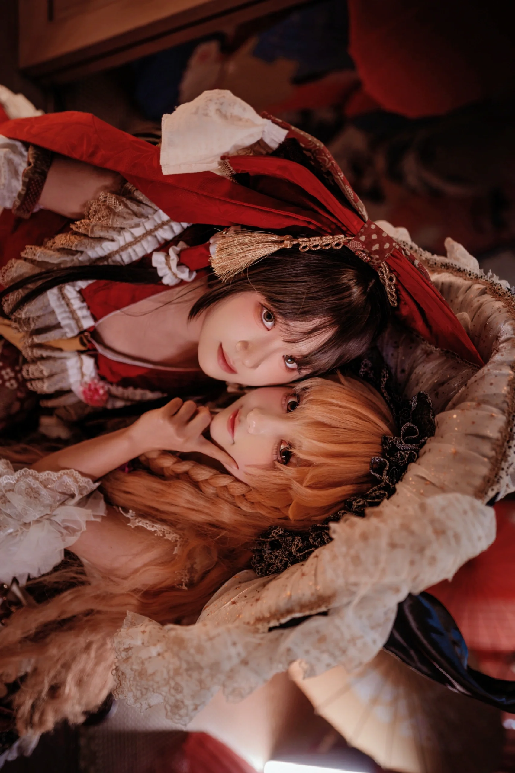 【博丽灵梦cos】东方project主角组，红线与和室的温柔片刻 - 第 3 张
