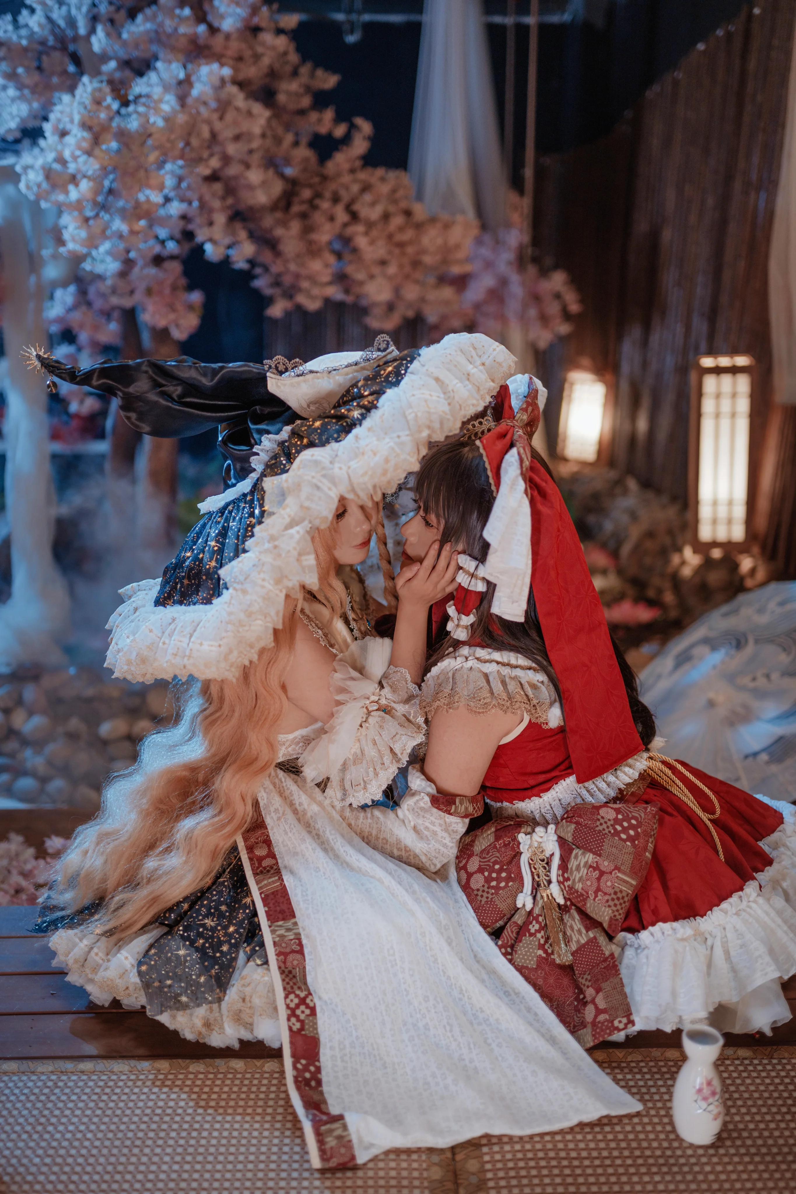 【博丽灵梦cos】东方project主角组，红线与和室的温柔片刻 - 第 5 张