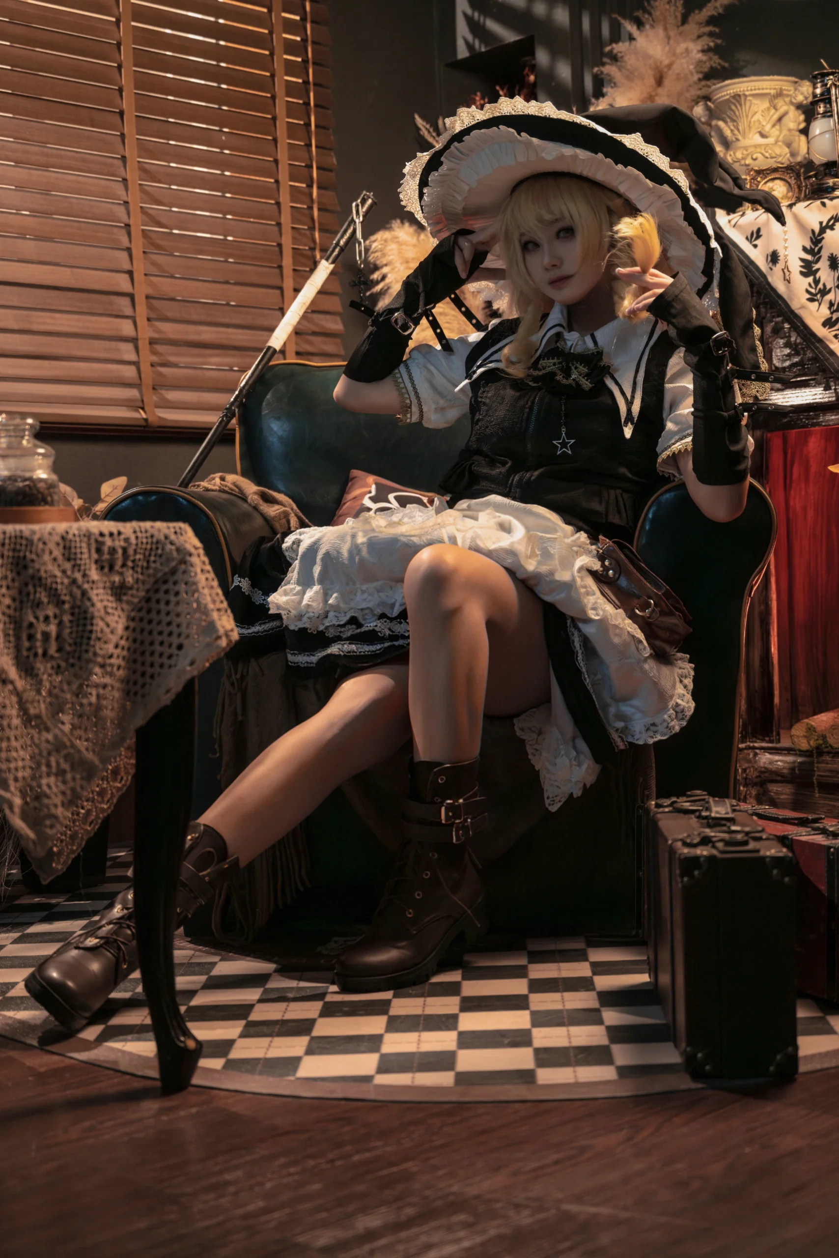 [Marisa Kirisame cosplay] Touhou Project: Nothing Today, Reading a Little Book, Quietly Enjoying Lazy Hours - Image 7