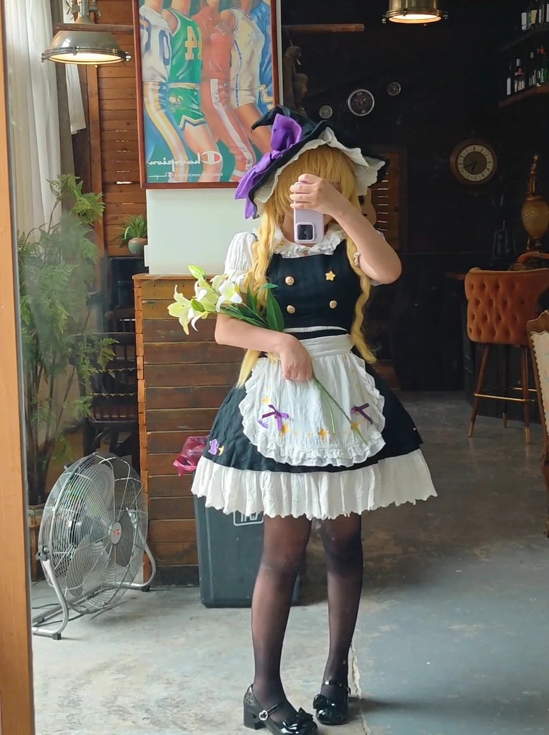 【魔理沙cos】东方Project的咏唱组，今日份的魔法森林与百合