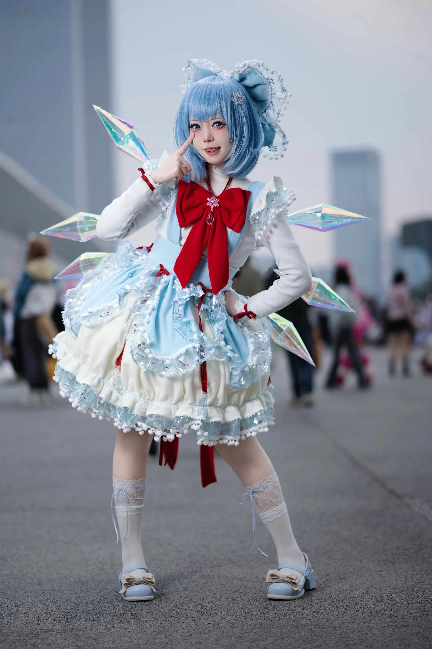 【琪露诺cos】东方Project的冰晶少女漫展定格 - 第 1 张