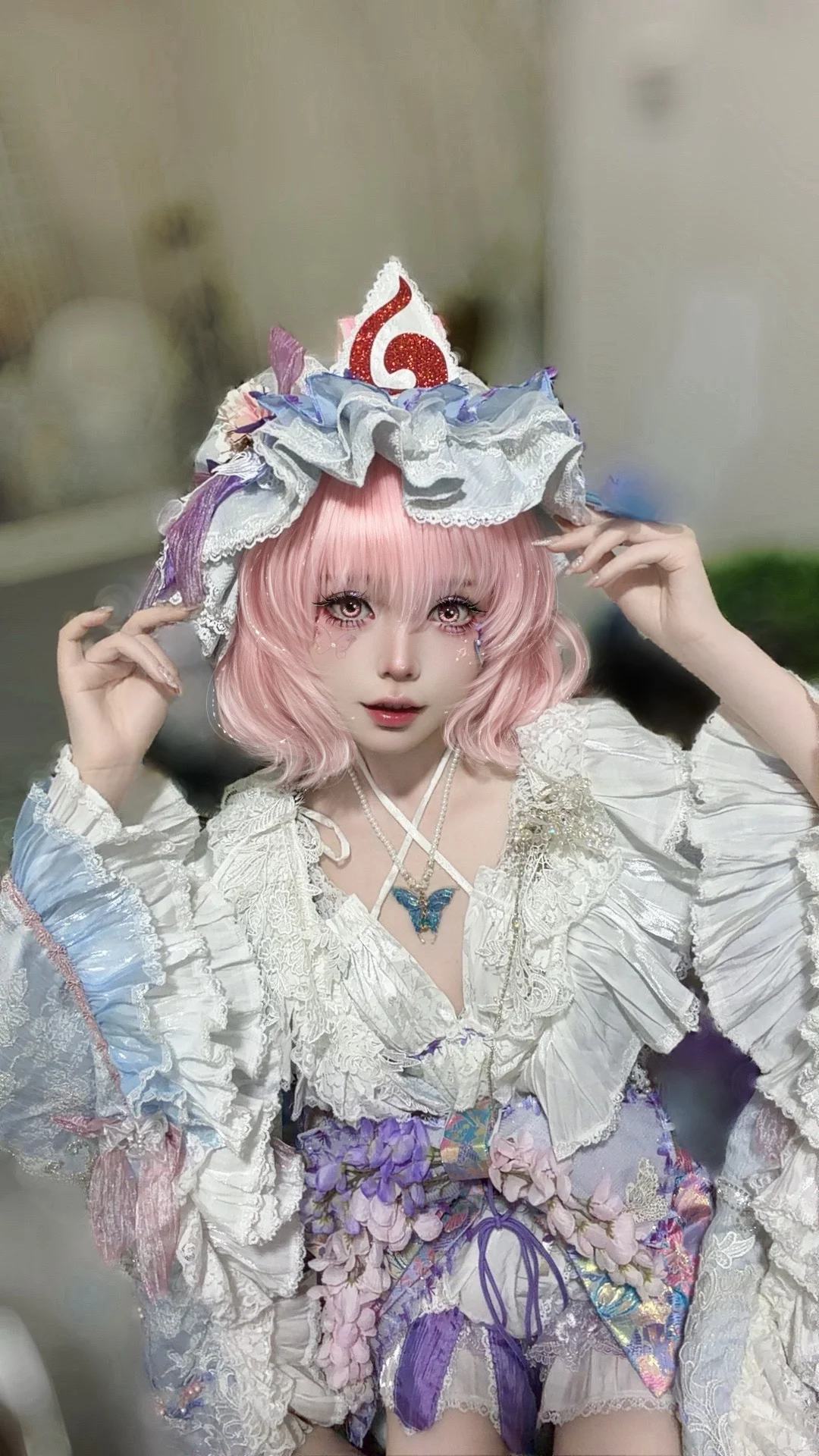 【西行寺幽幽子cos】东方Project的幽梦，拍完即刻分享 - 第 3 张