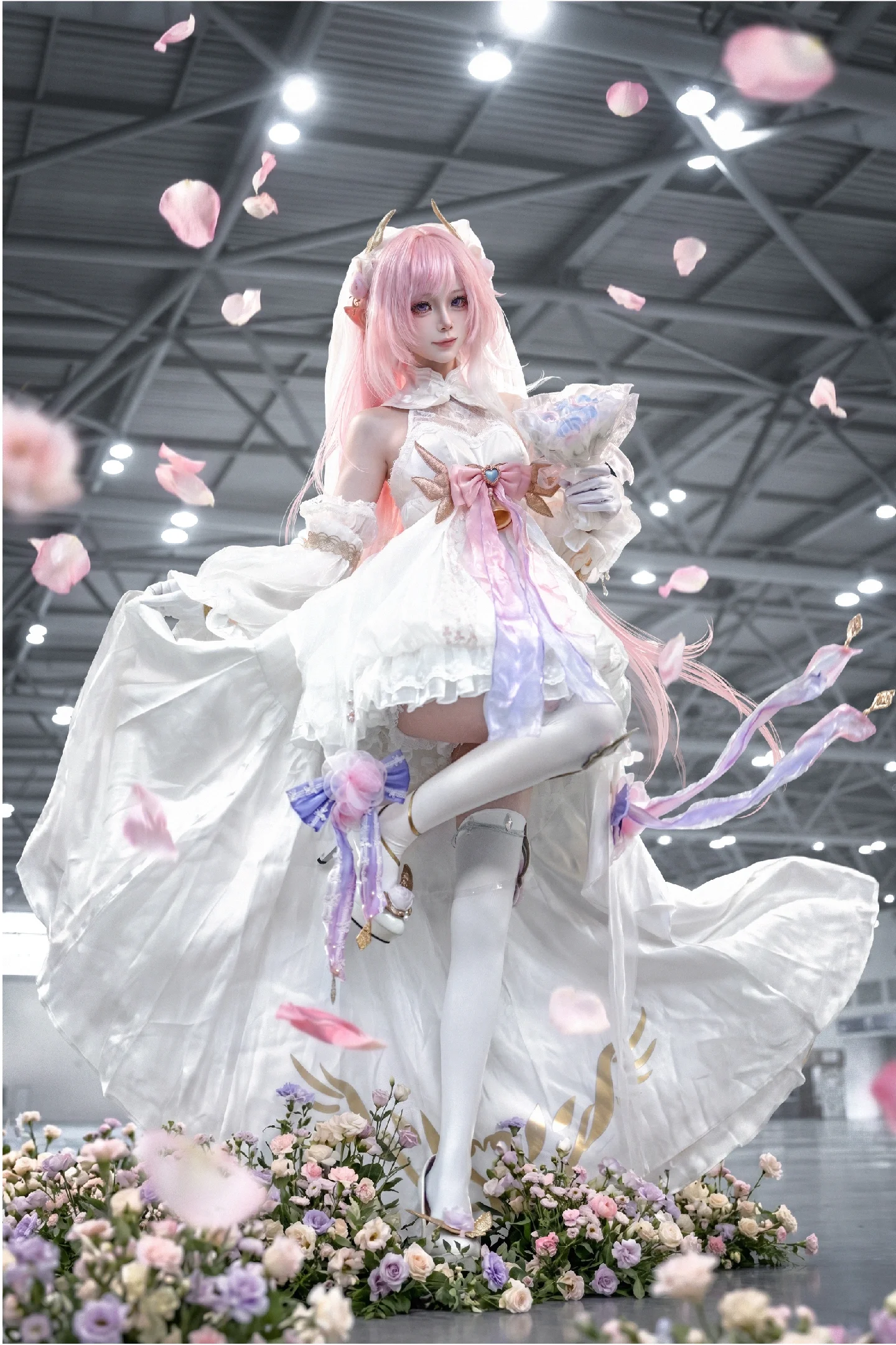 【爱莉希雅cos】崩坏3花嫁降临，五一梦乡梦幻场照