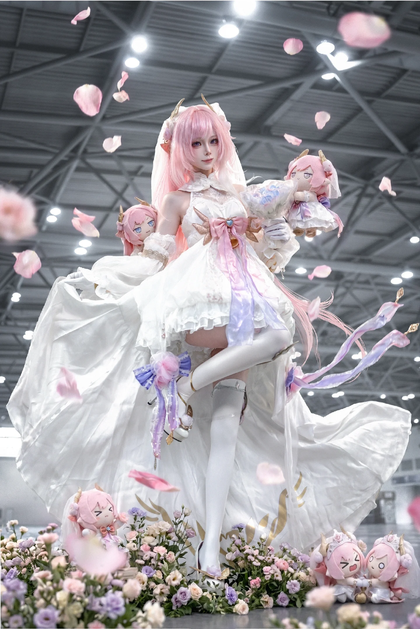 【愛莉希雅cos】崩壞3花嫁降臨，五一夢鄉夢幻場照 - 第 2 張