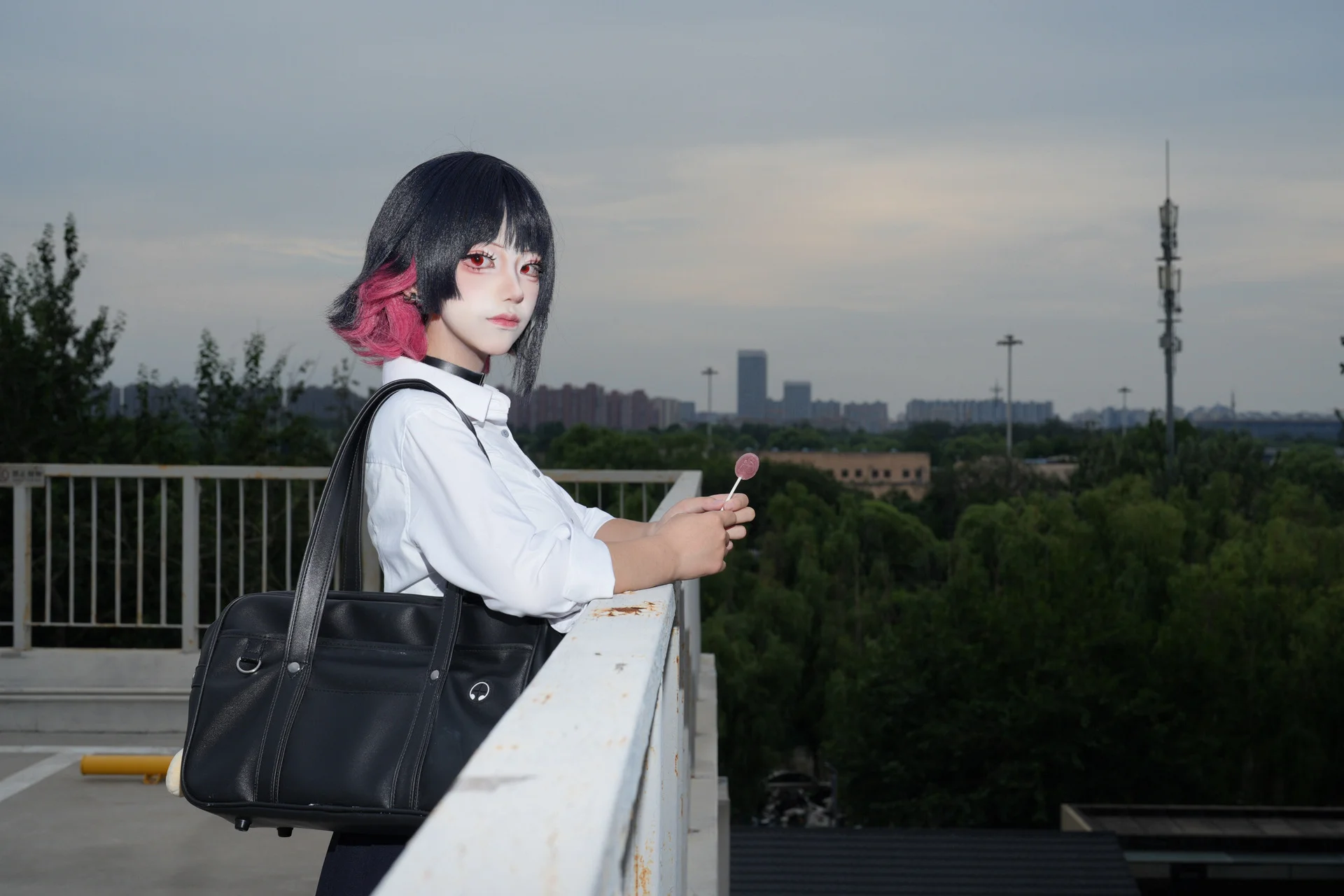 【艾莲乔cos】阴天外景打光与氛围感，朗园正片存档 - 第 8 张