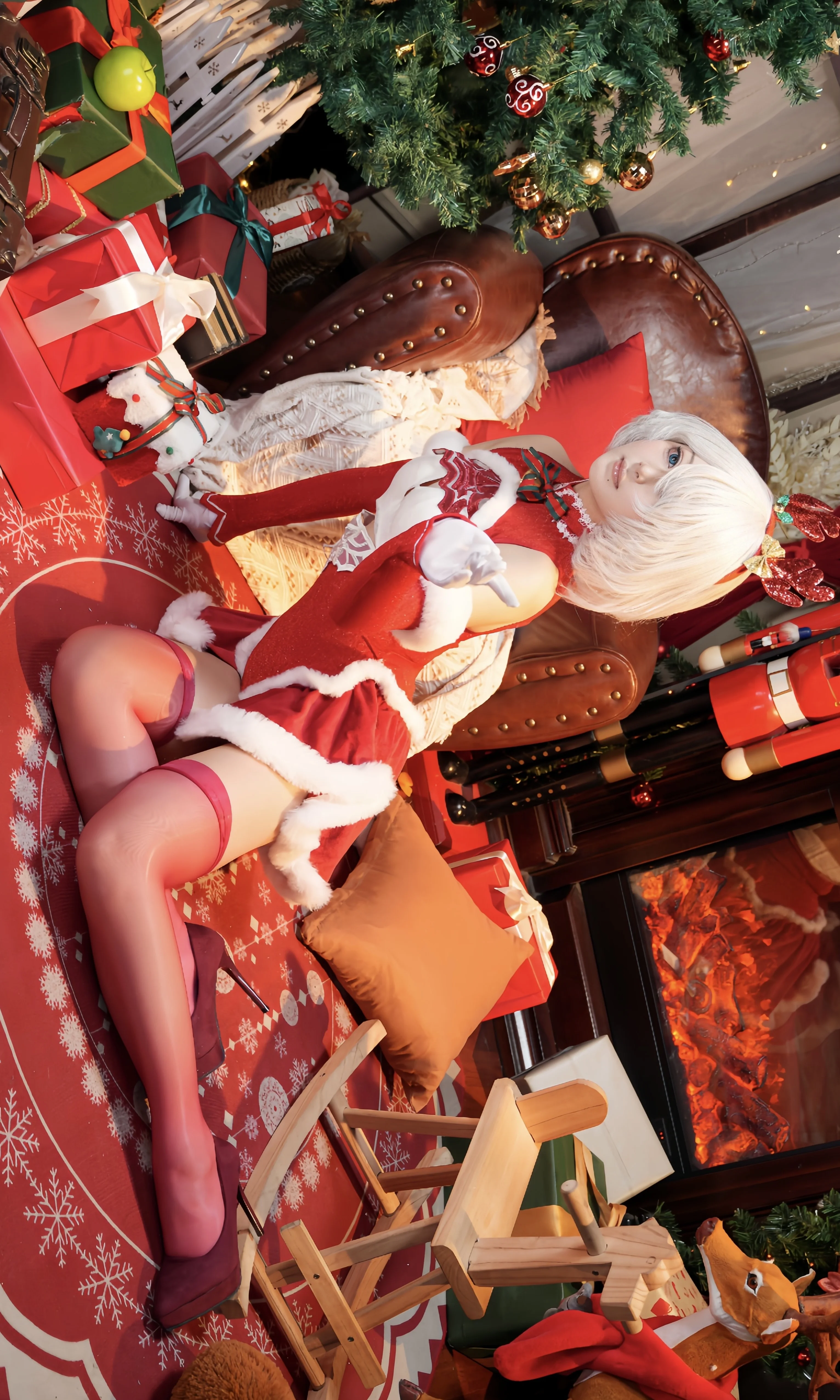 【2Bcos】尼尔机械纪元中的圣诞之夜，红白战衣的别样魅力 - 第 10 张