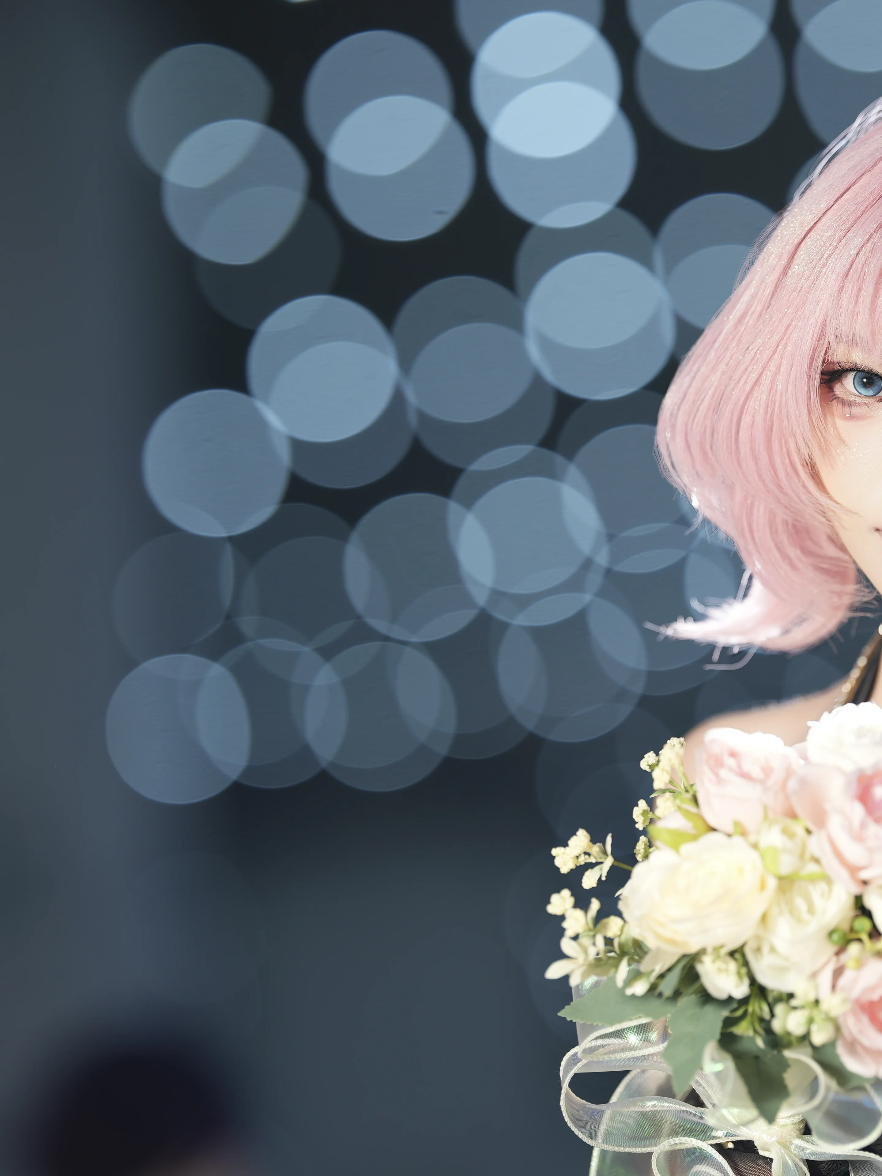 【爱莉希雅cos】世界线漫展，定格梦幻光斑下的粉蓝瞬间 - 第 1 张