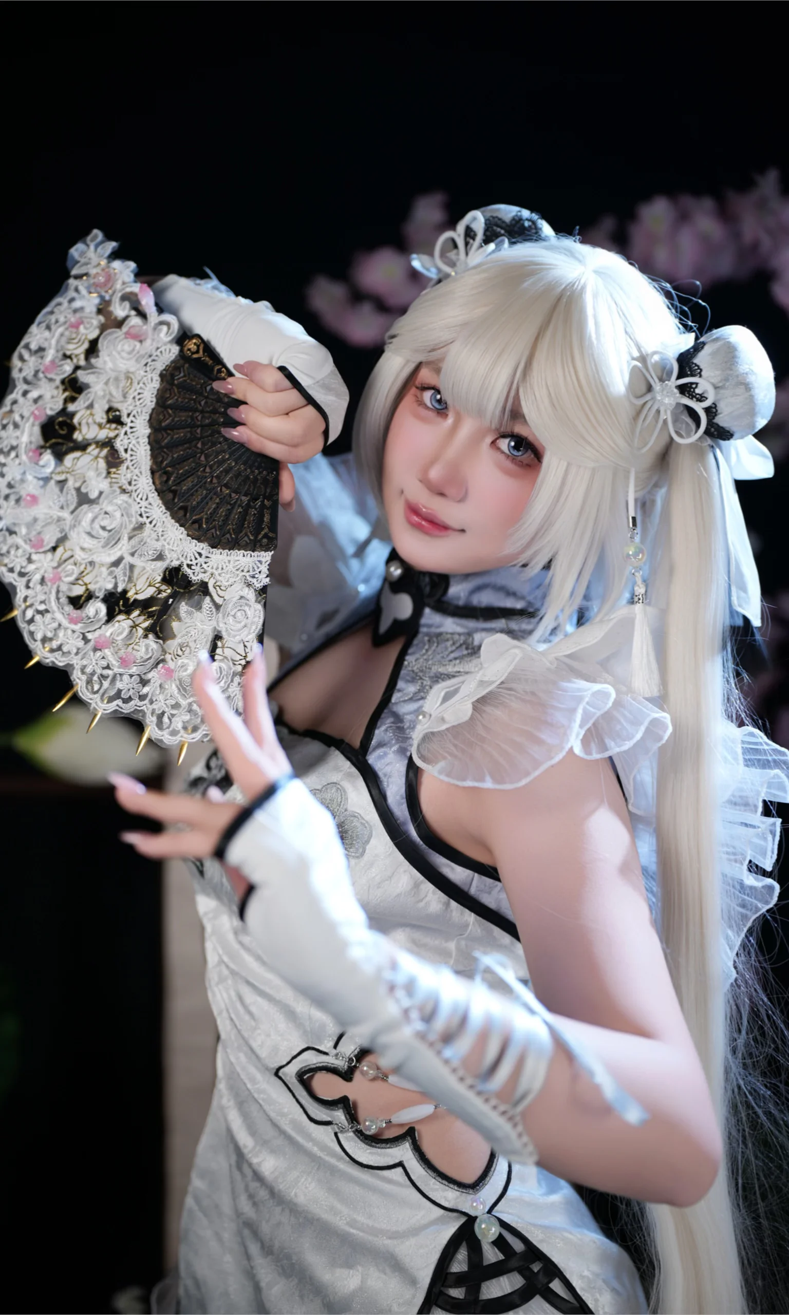 【殷紫萍cos】玉髓冰心，白纱雪影仗剑前行 - 第 6 张