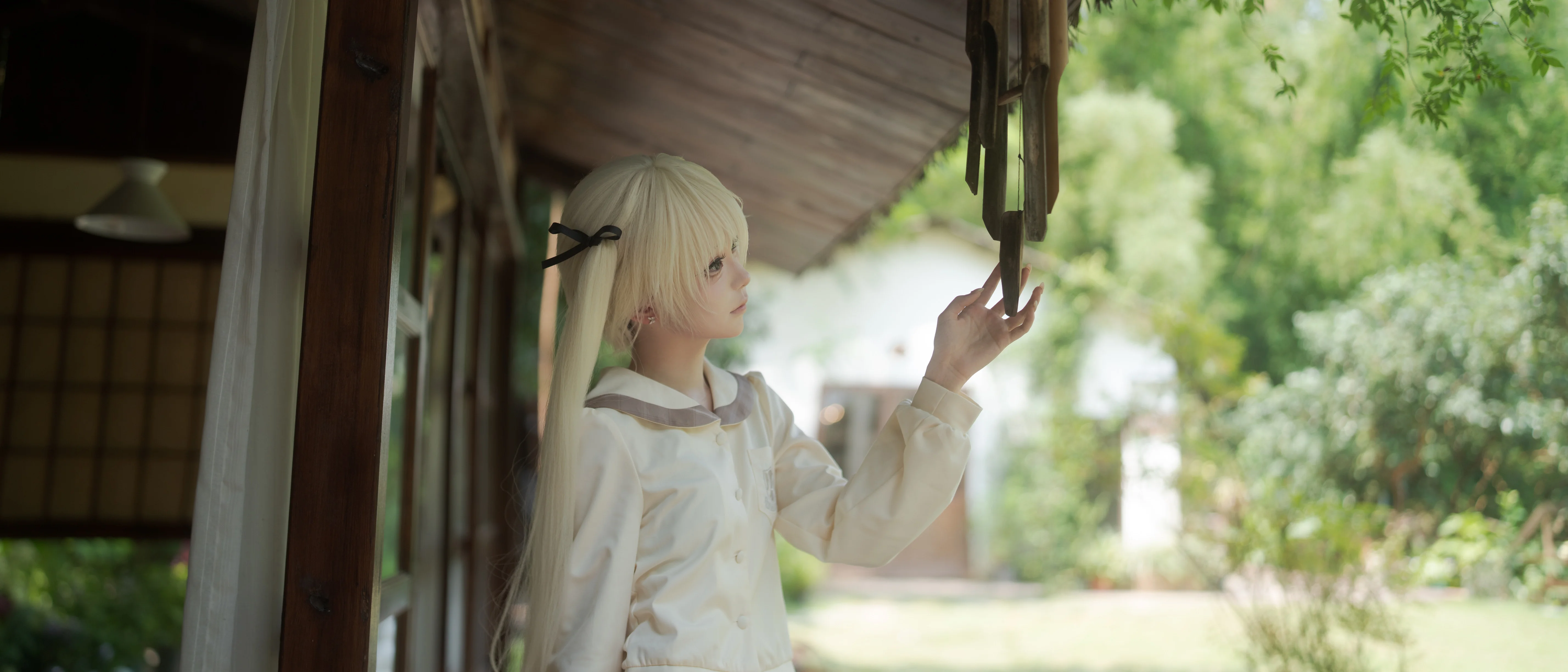 【春日野穹cos】夏日庭院里的宁静时光