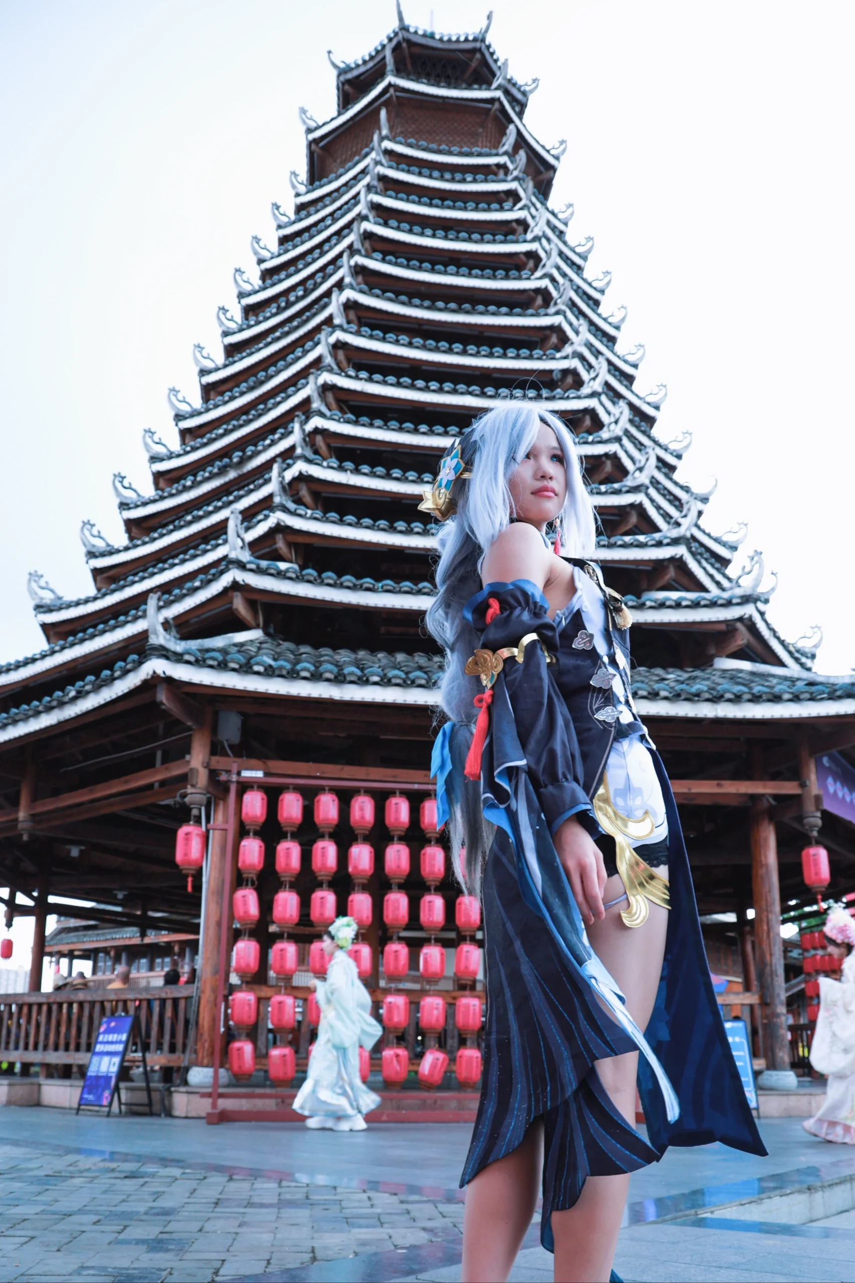 【申鹤cos】原神海灯节旗袍版，外景出片记录 - 第 2 张