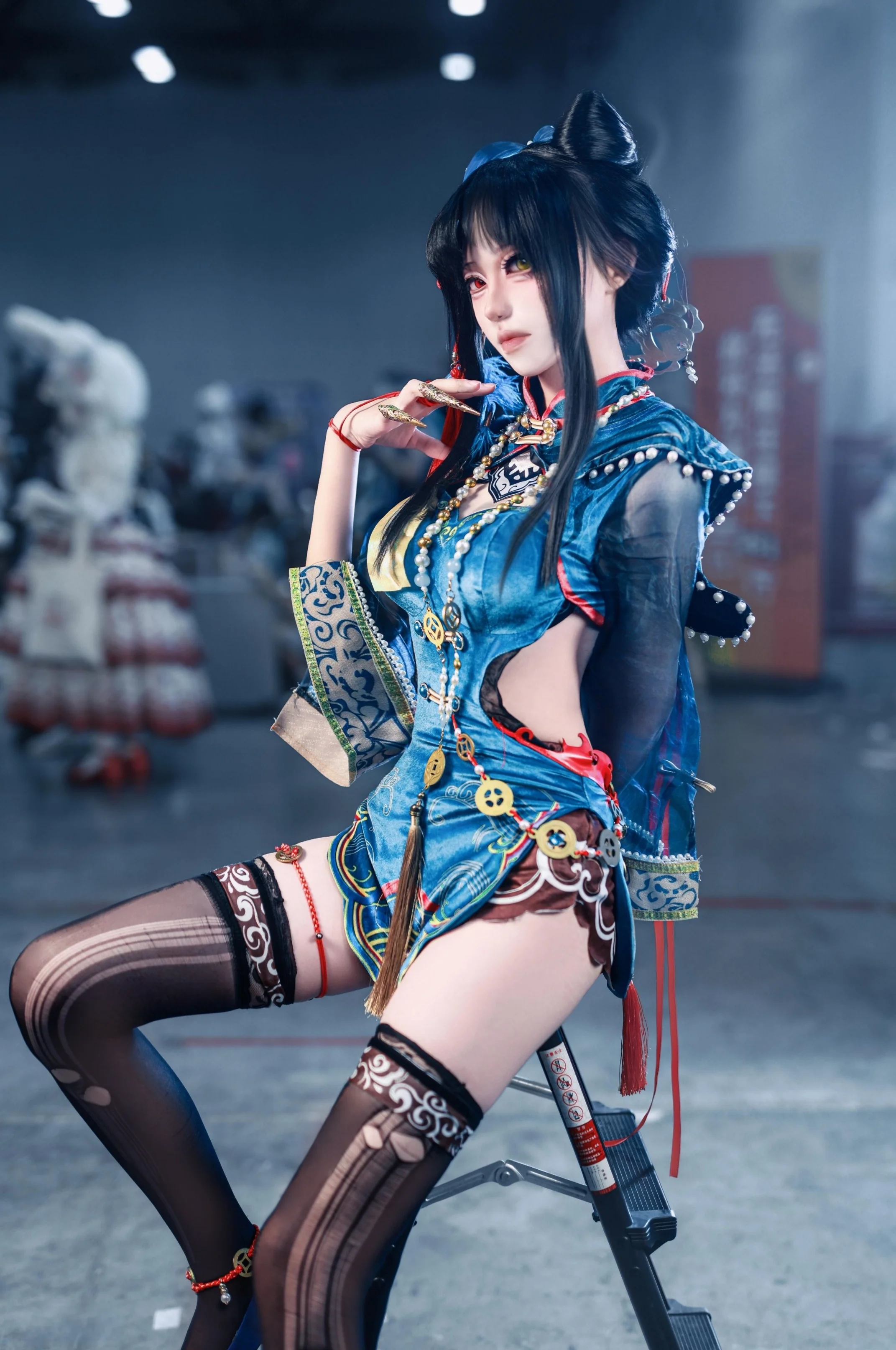 【玉玲瓏cos】中式改良藍韻，南寧漫展的場照記錄 - 第 2 張