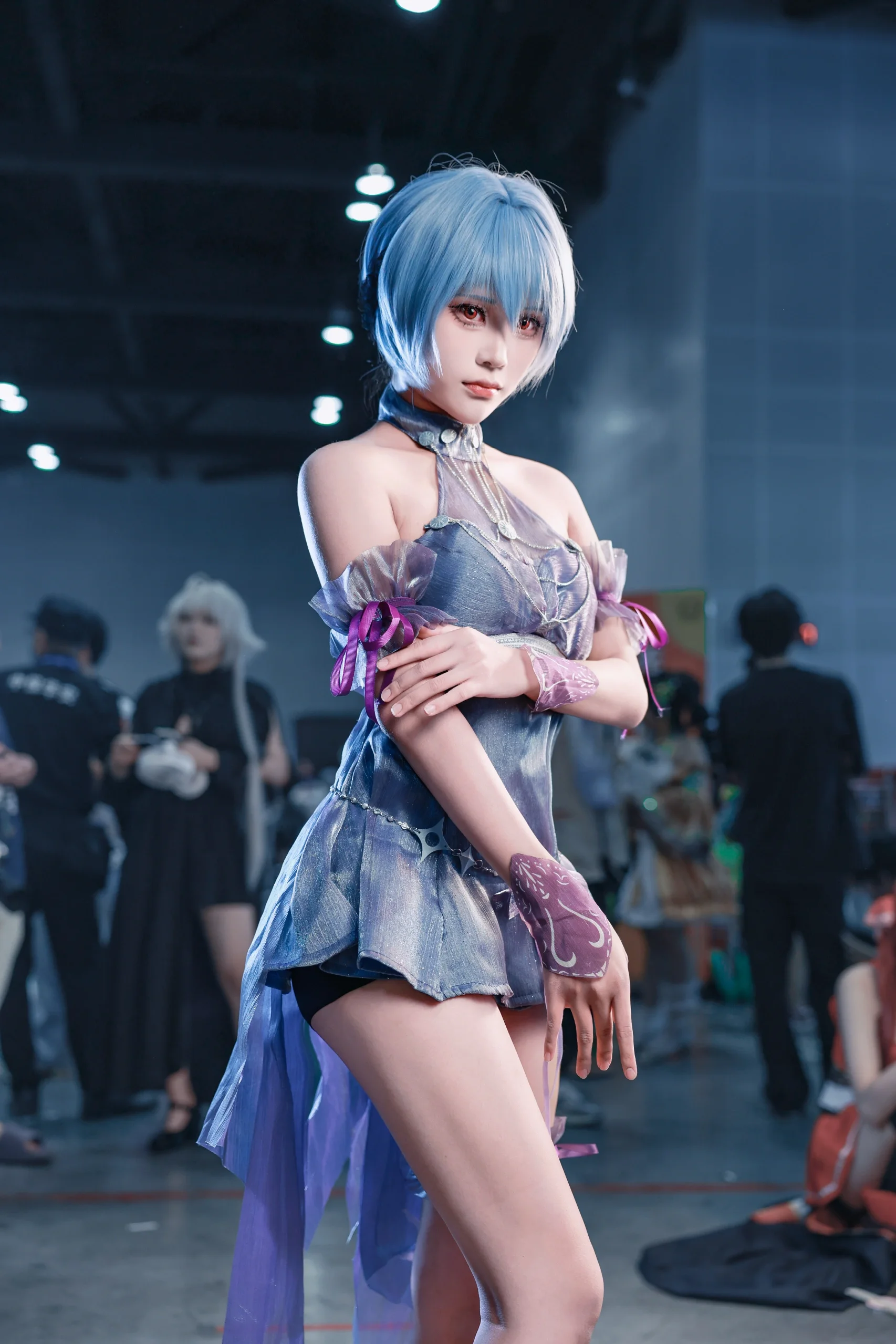 【绫波丽cos】NIKKE×EVA联动，南宁良牙夏典场照