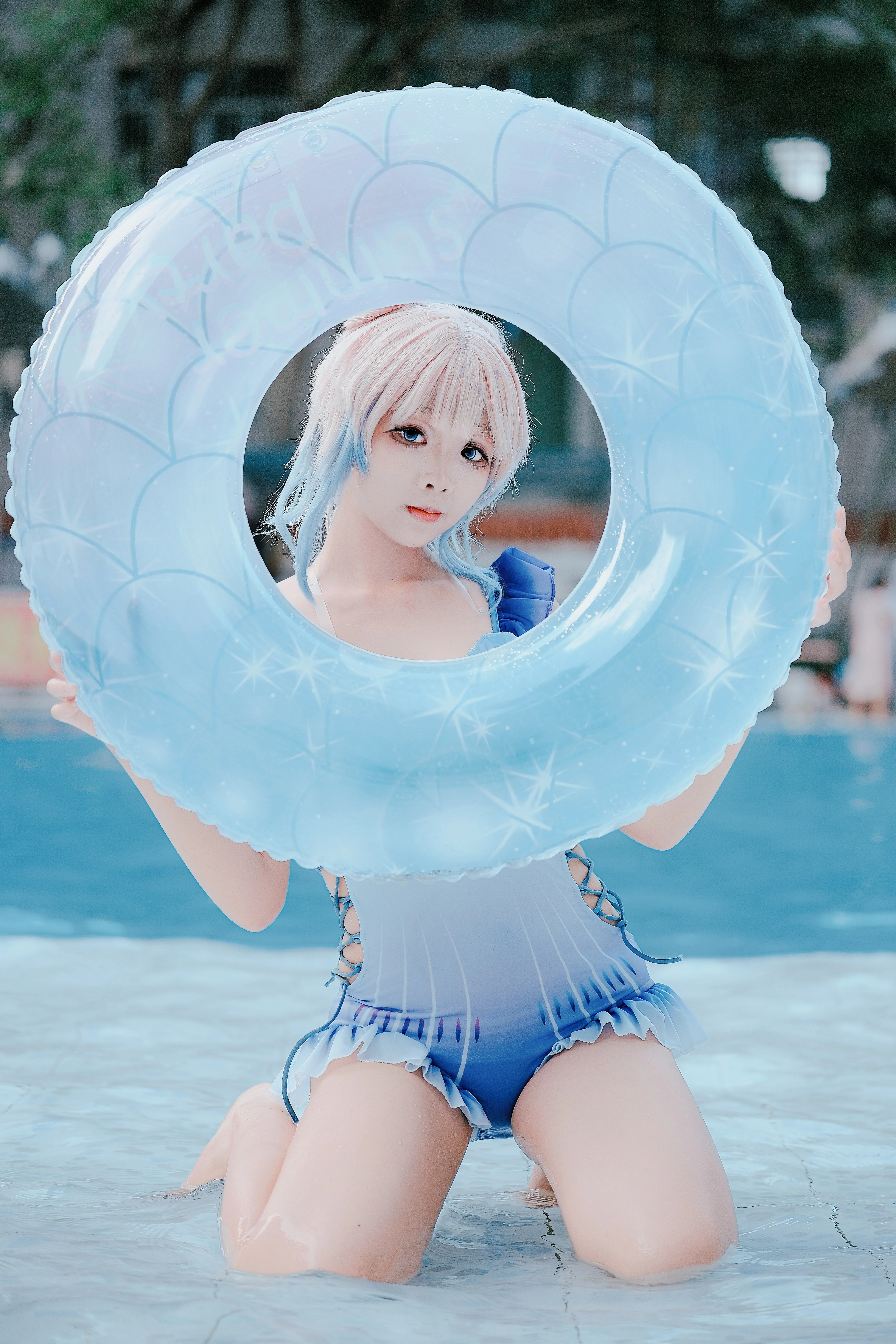 【珊瑚宫心海cos】海祇岛的巫女，也想偷个懒 - 第 1 张